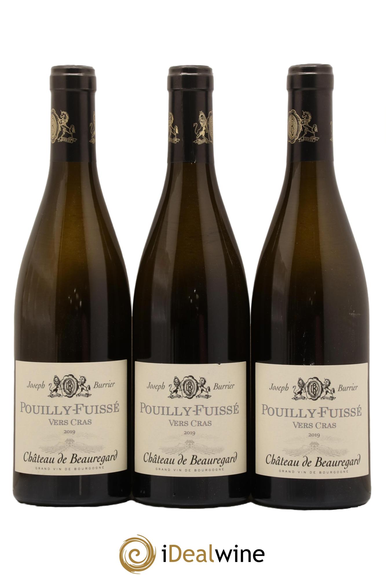 Pouilly-Fuissé Vers Cras Domaine de Beauregard 2019 - Lot de 3 bouteilles - 0