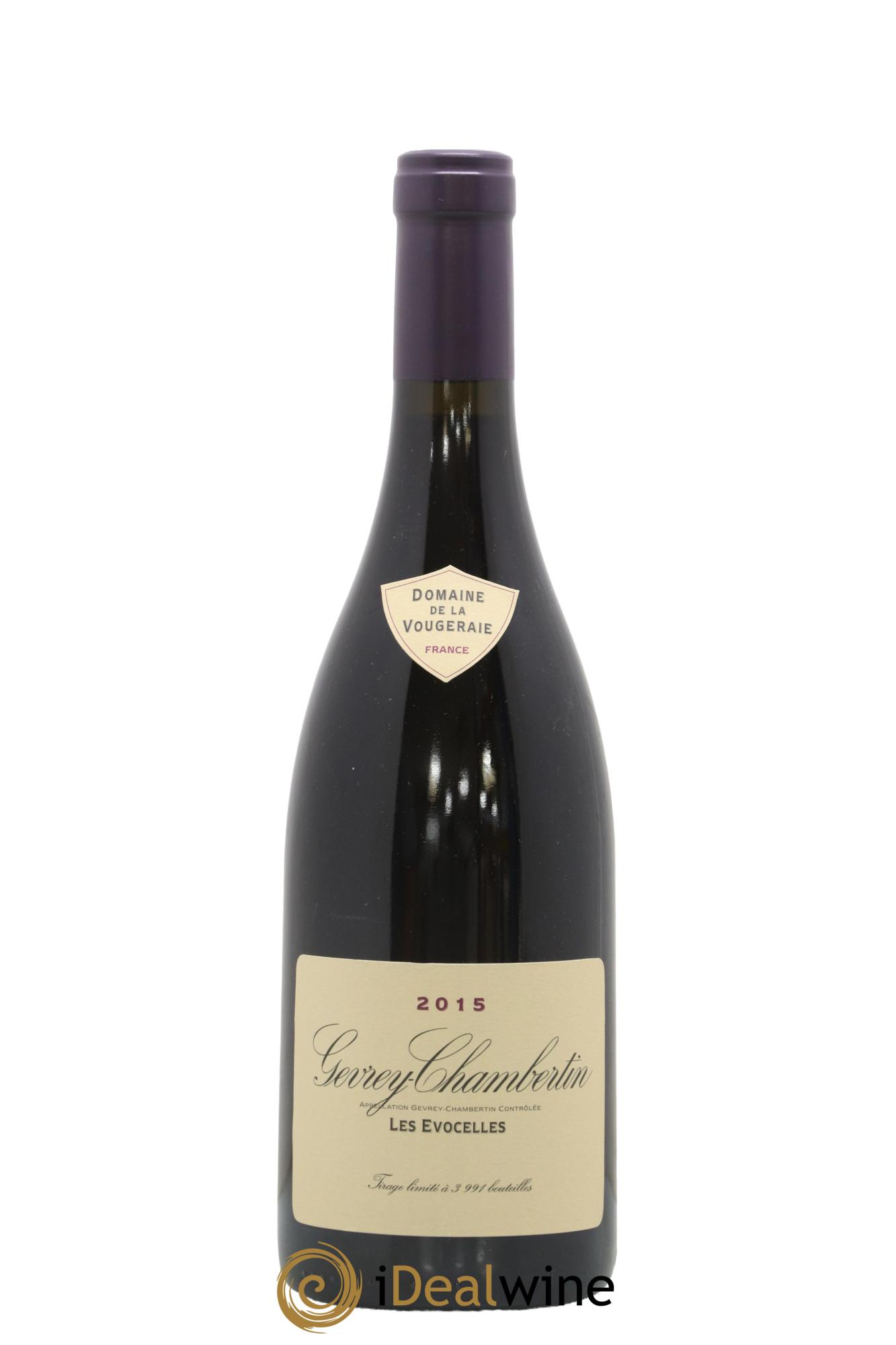 Gevrey-Chambertin Les Evocelles La Vougeraie 2015 - Posten von 1 Flasche - 0