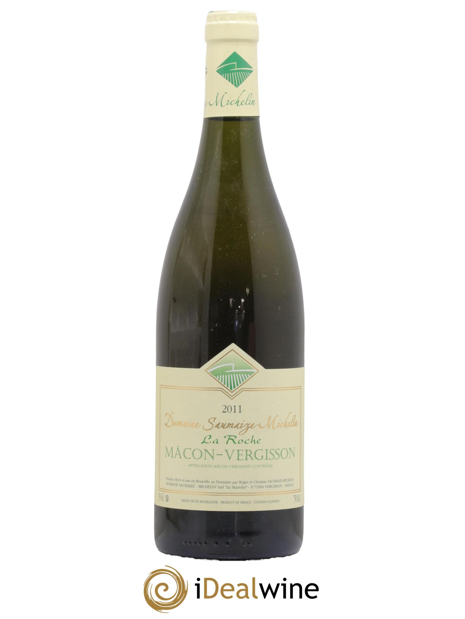 Mâcon-Vergisson Sur la roche Robert Saumaize-Michelin (Domaine) 2011 - Lot de 1 bouteille - 0