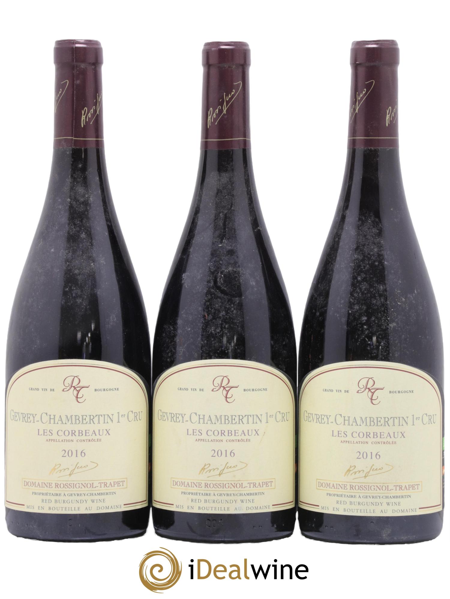 Gevrey-Chambertin 1er Cru Les Corbeaux Rossignol-Trapet (Domaine) 2016 - Lot de 3 bouteilles - 0