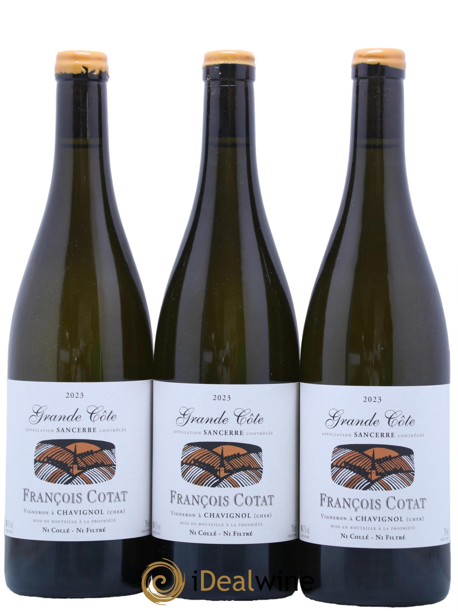 Sancerre La Grande Côte François Cotat 2023 - Lot de 3 bouteilles - 0