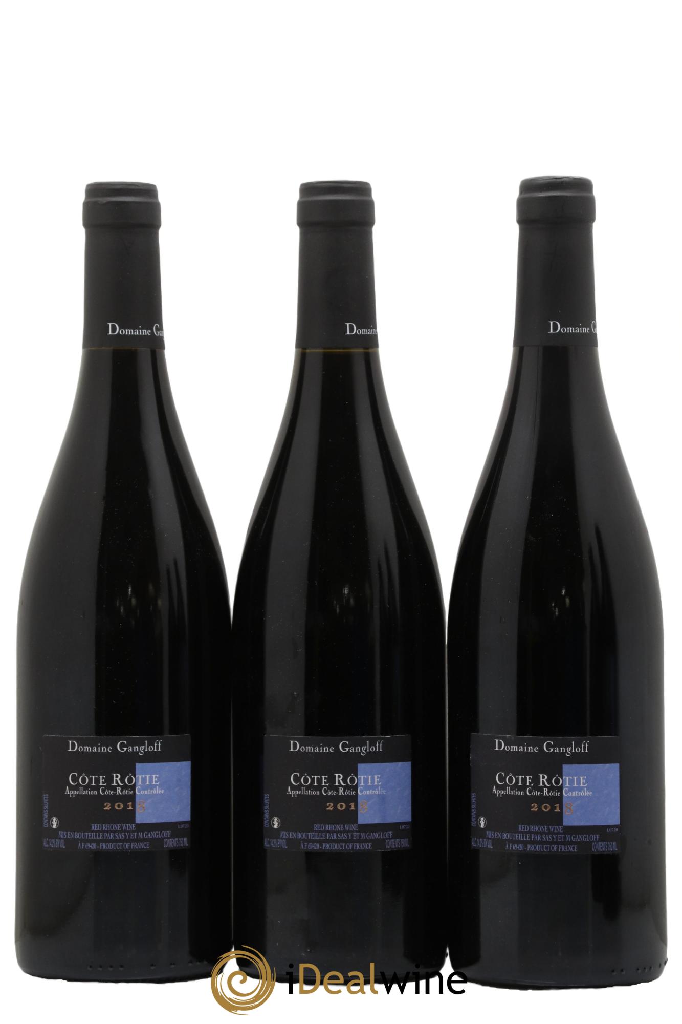 Côte-Rôtie La Barbarine Gangloff (Domaine) 2018 - Lot de 3 bouteilles - 1
