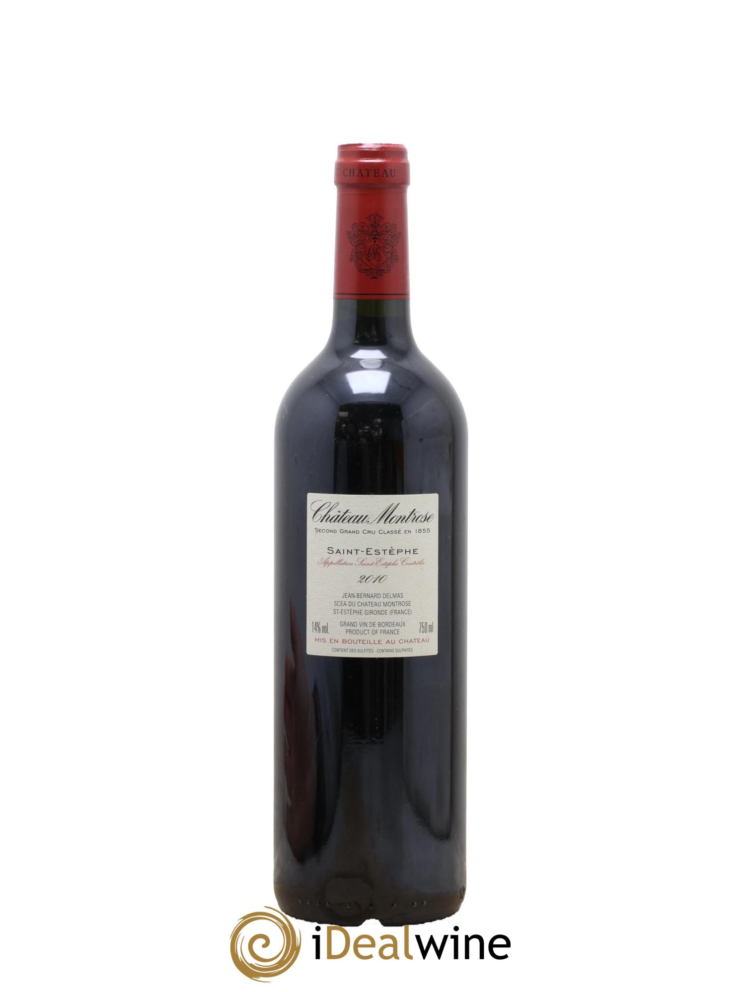 Château Montrose 2ème Grand Cru Classé 2010 - Lot de 1 bouteille - 1