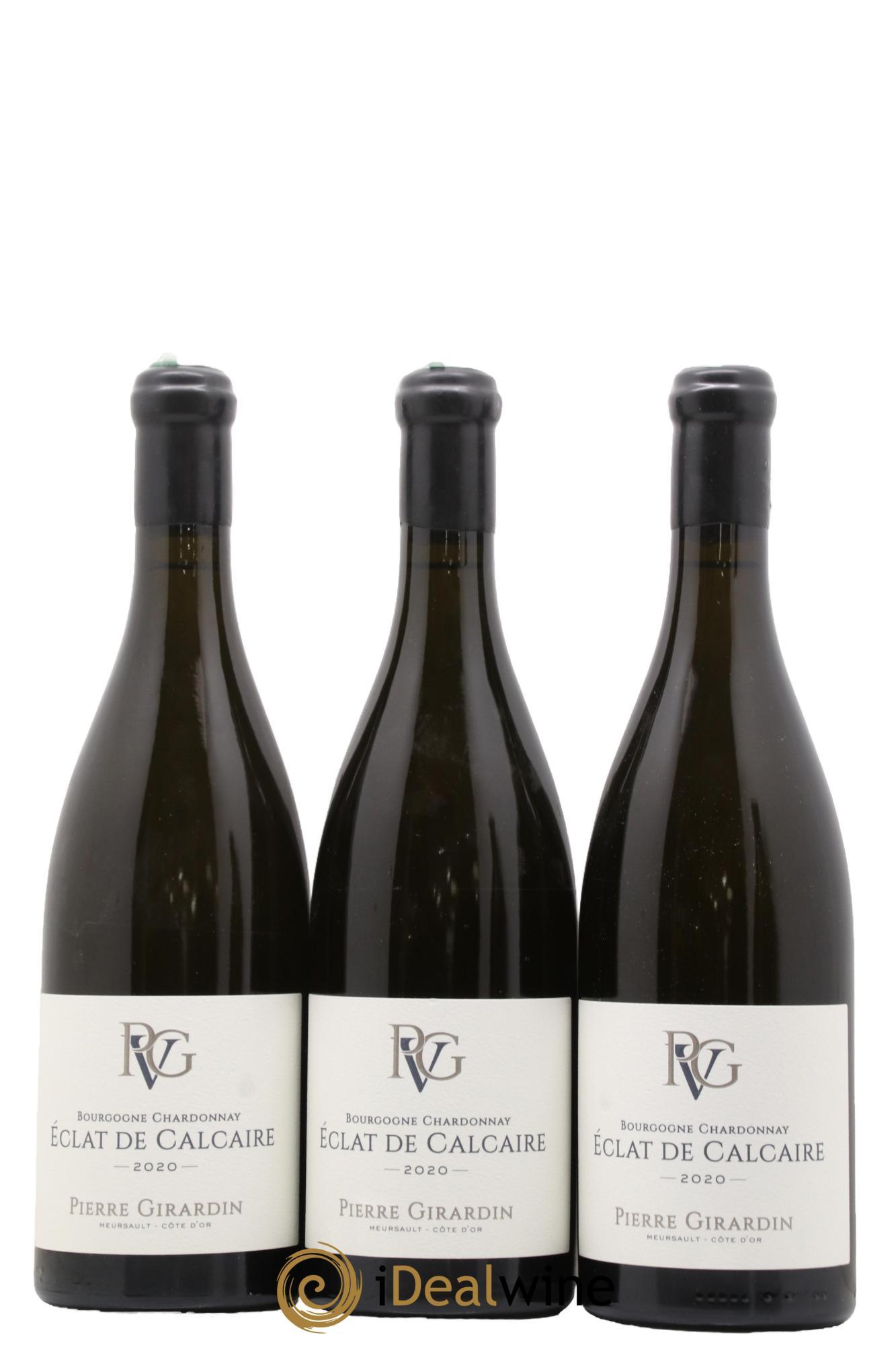 Bourgogne Eclat de Calcaire Chardonnay Pierre Girardin 2020 - Lot of 3 bottles - 0