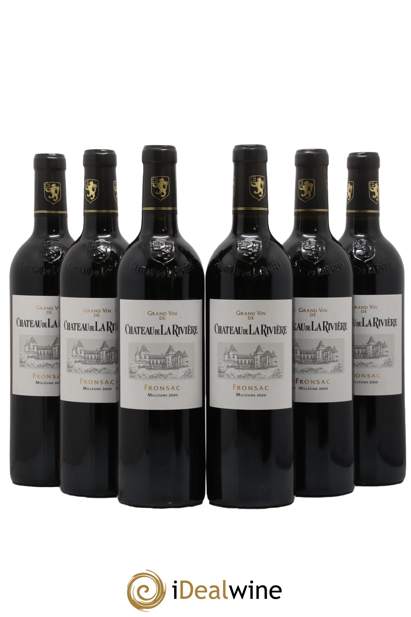 Château de La Rivière 2020 - Posten von 6 Flaschen - 0