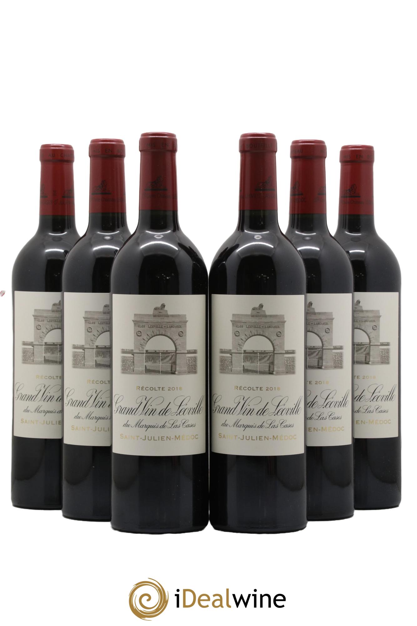 Château Léoville Las Cases 2ème Grand Cru Classé 2018 - Lotto di 6 bottiglie - 0