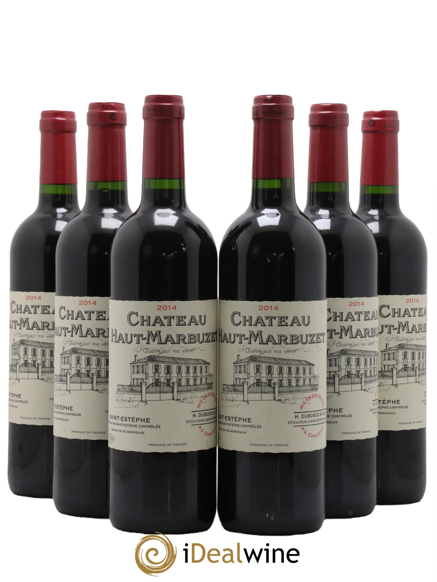 Château Haut Marbuzet 2014 - Lot de 6 bouteilles - 0