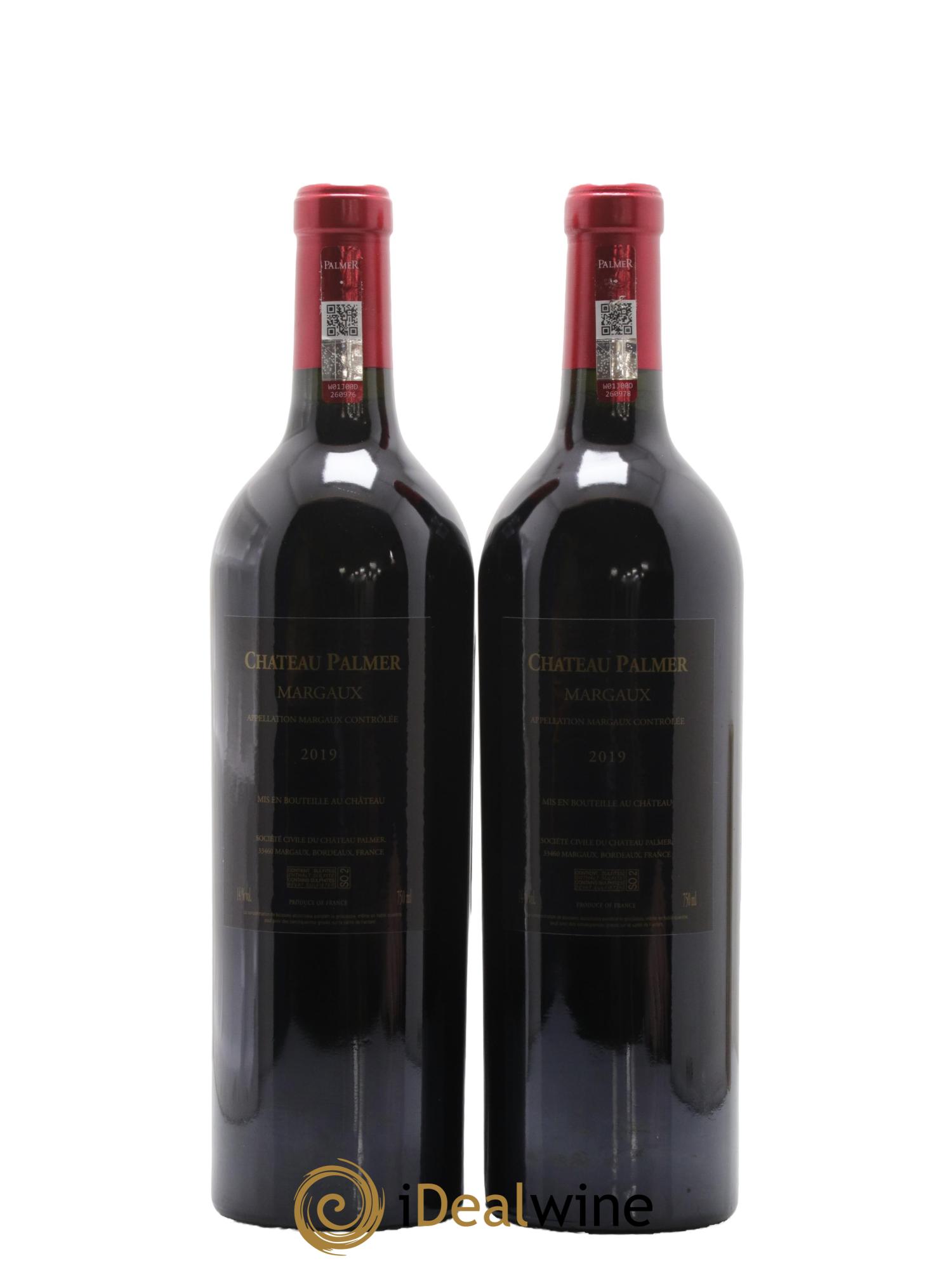 Château Palmer 3ème Grand Cru Classé 2019 - Posten von 2 Flaschen - 1