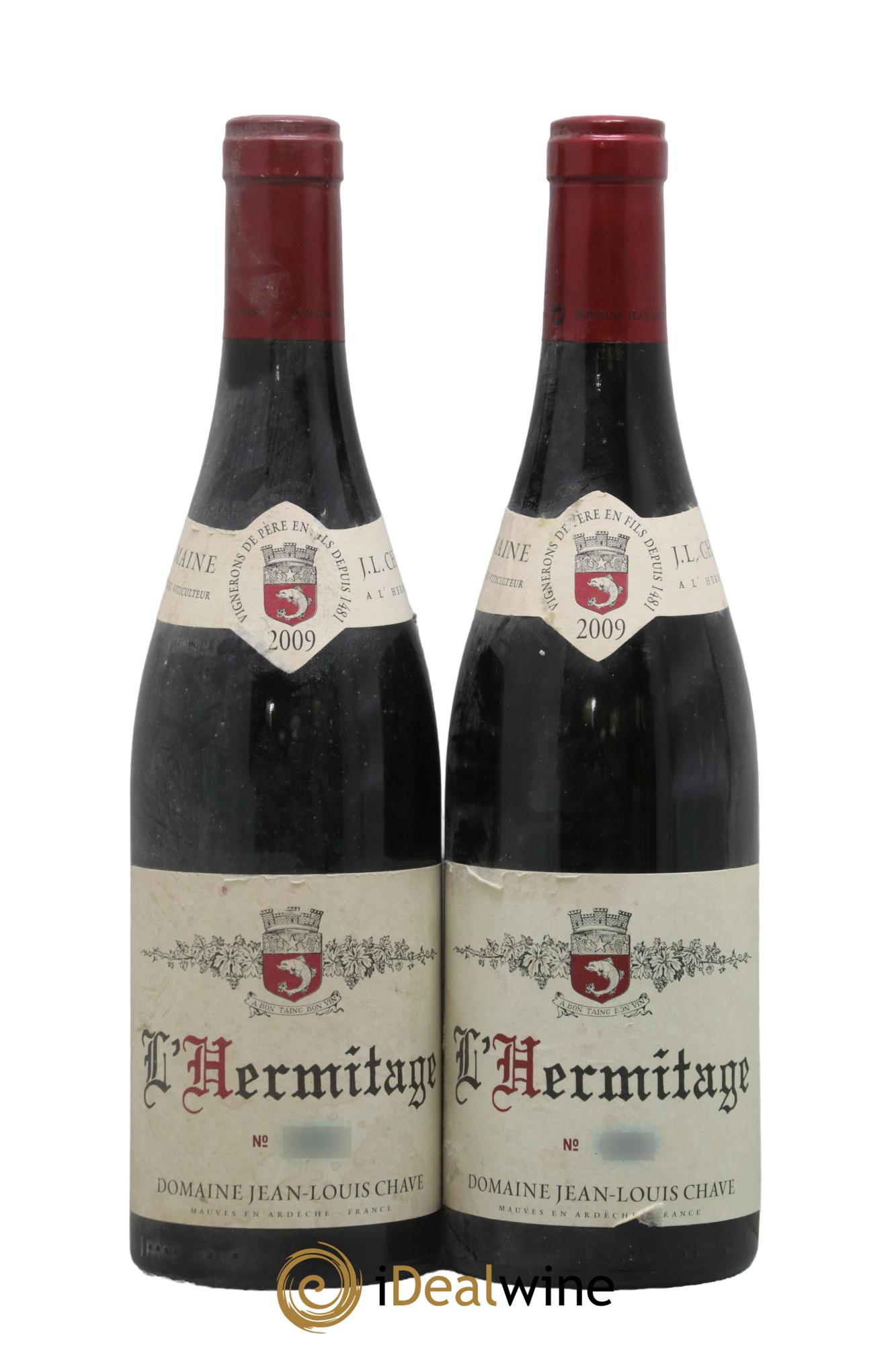Hermitage Jean-Louis Chave 2009 - Lot de 2 bouteilles - 0