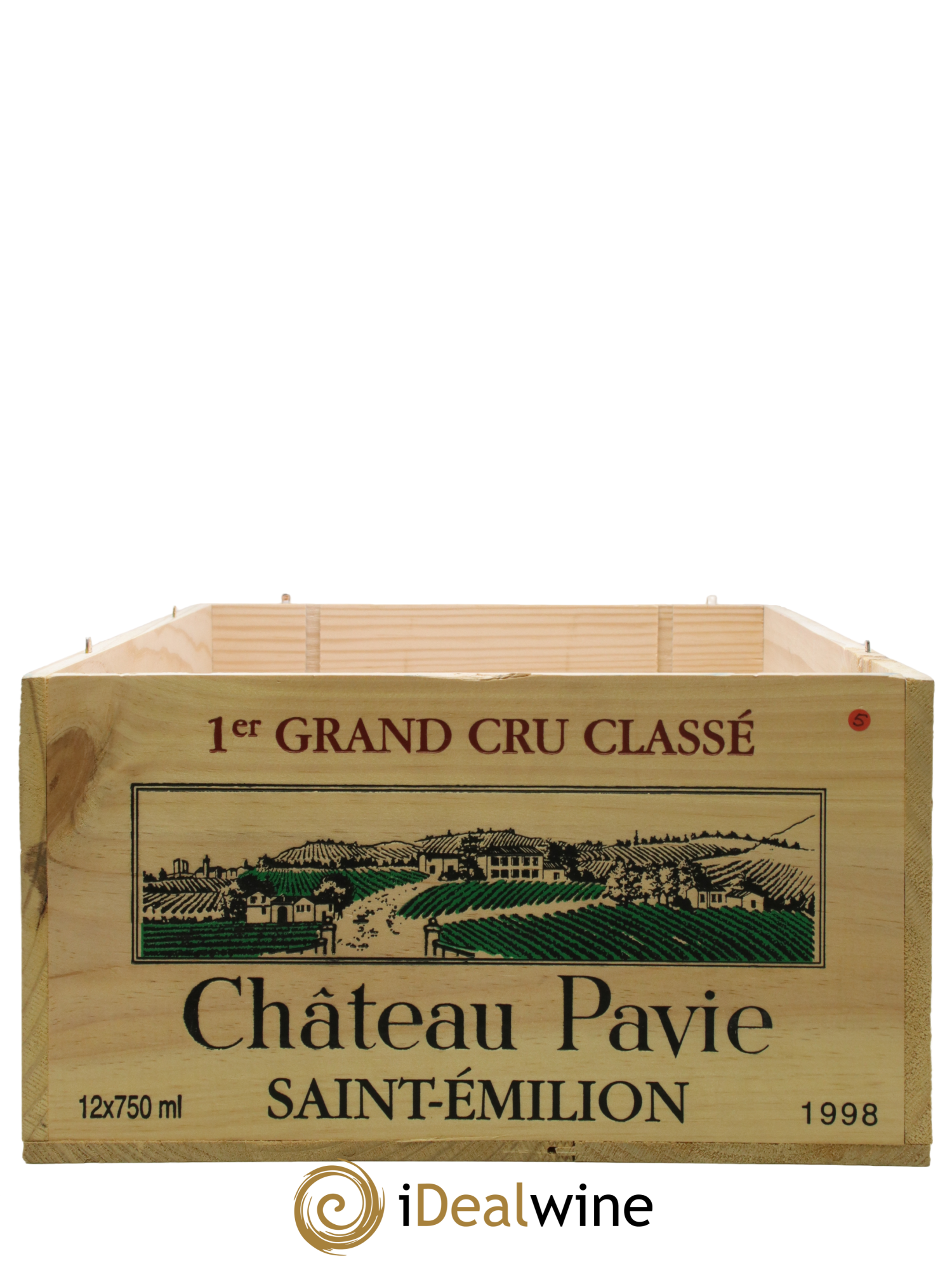 Château Pavie 1er Grand Cru Classé A 1998 - Lot of 12 bottles - 5