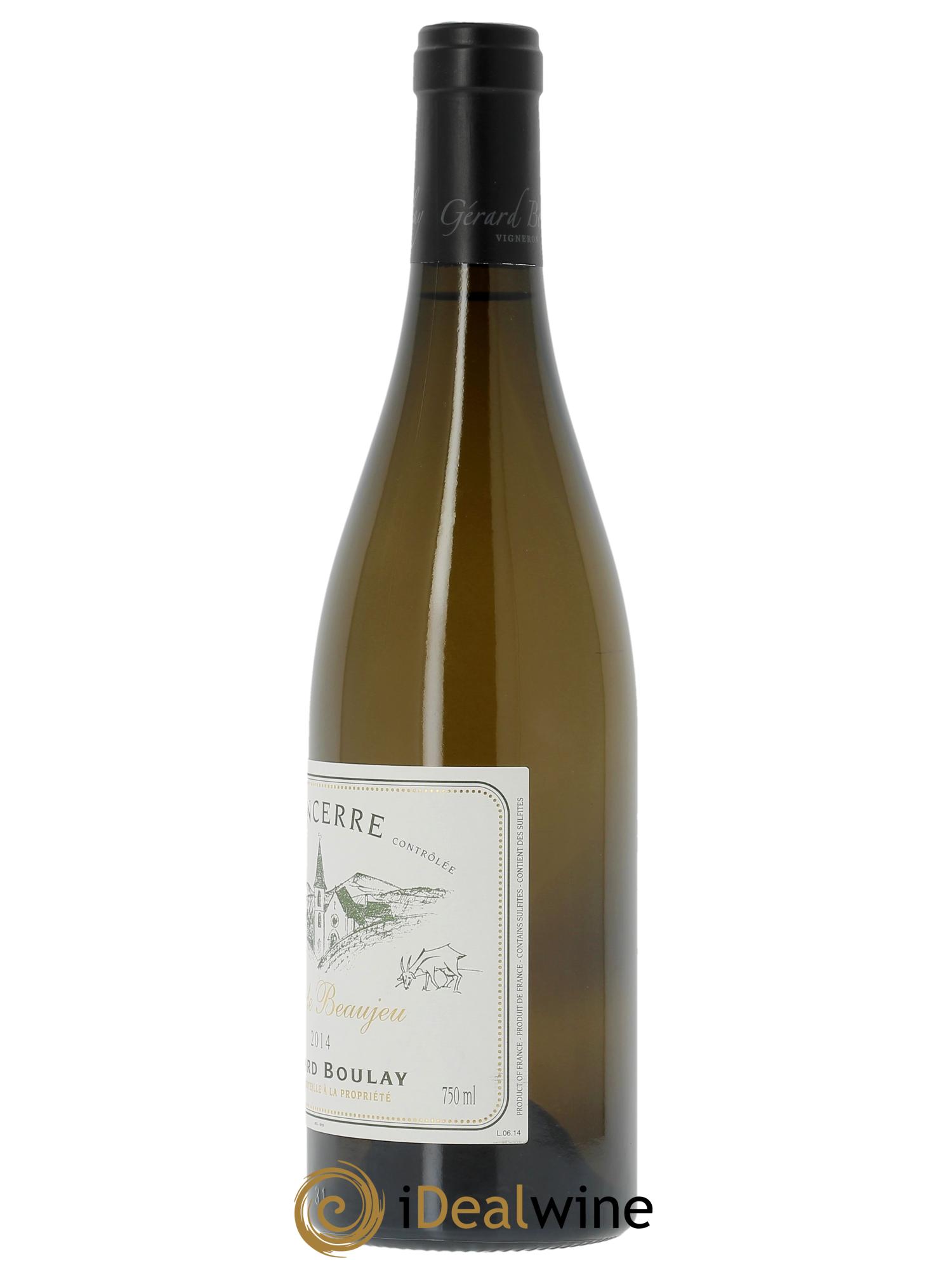 Sancerre Clos de Beaujeu Gérard Boulay 2014 - Lot de 1 bouteille - 2