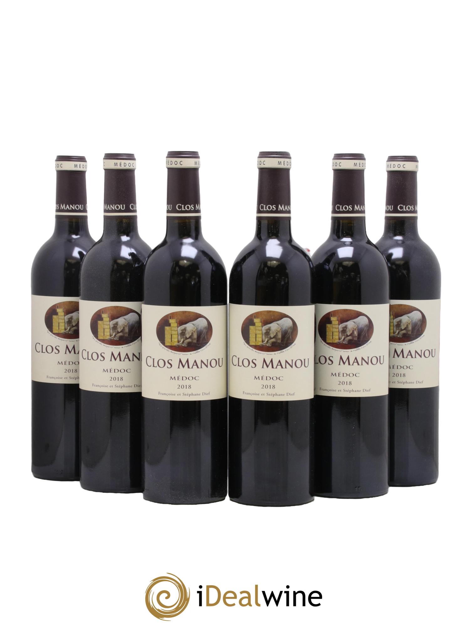 Clos Manou 2018 - Lot de 6 bouteilles - 0