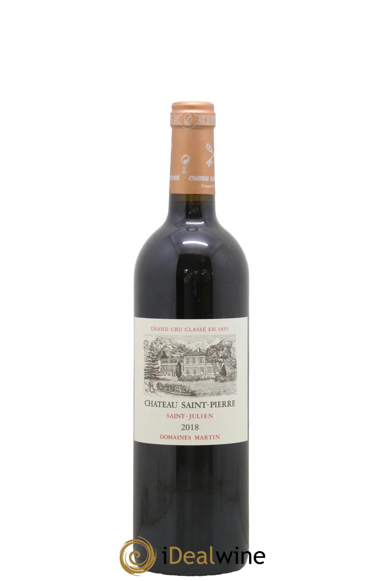 Château Saint-Pierre 4ème Grand Cru Classé 2018 - Lotto di 1 bottiglia - 0