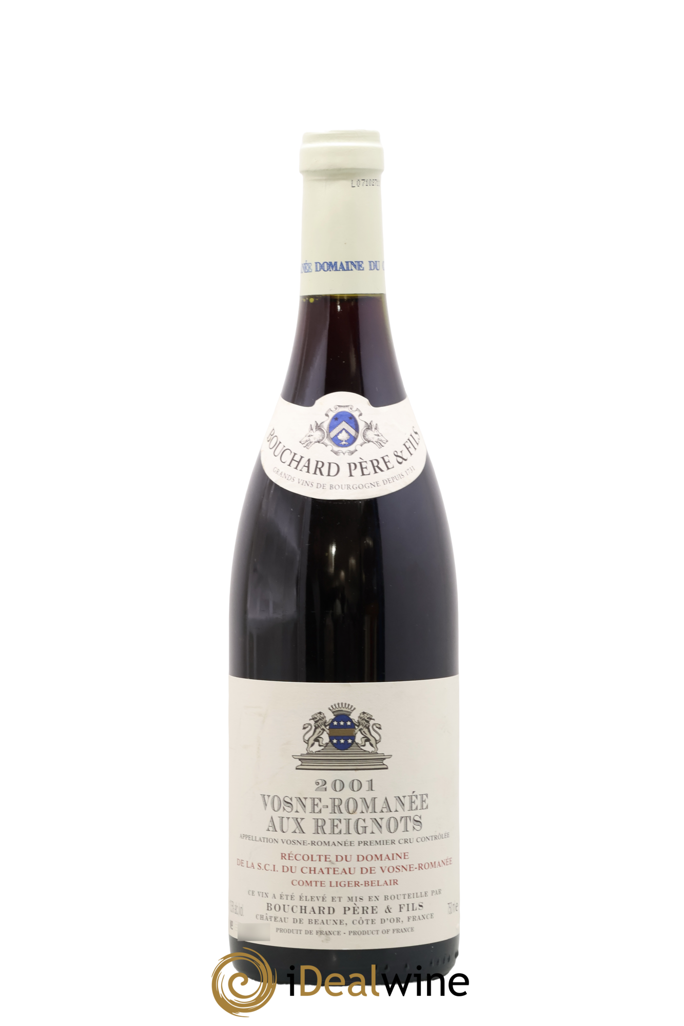 Vosne-Romanée 1er Cru Aux Reignots Ch. de Vosne-Romanée Comte Liger-Belair (Domaine du) Aux reignots Domaine Bouchard 2001 - Lot of 1 bottle - 0
