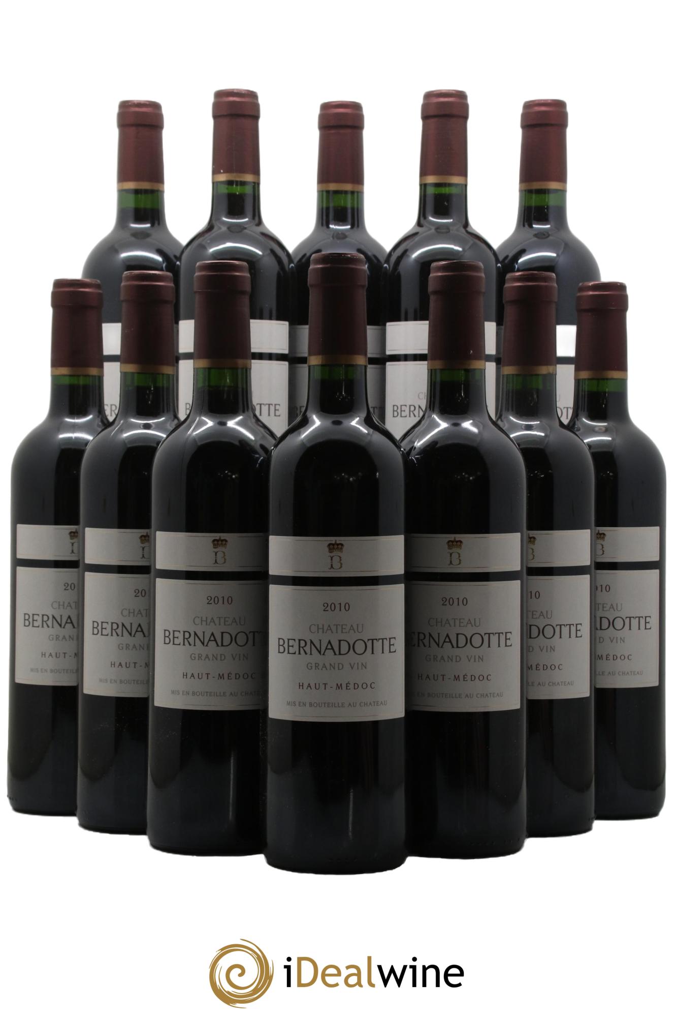 Château Bernadotte 2010 - Lot of 12 bottles - 0