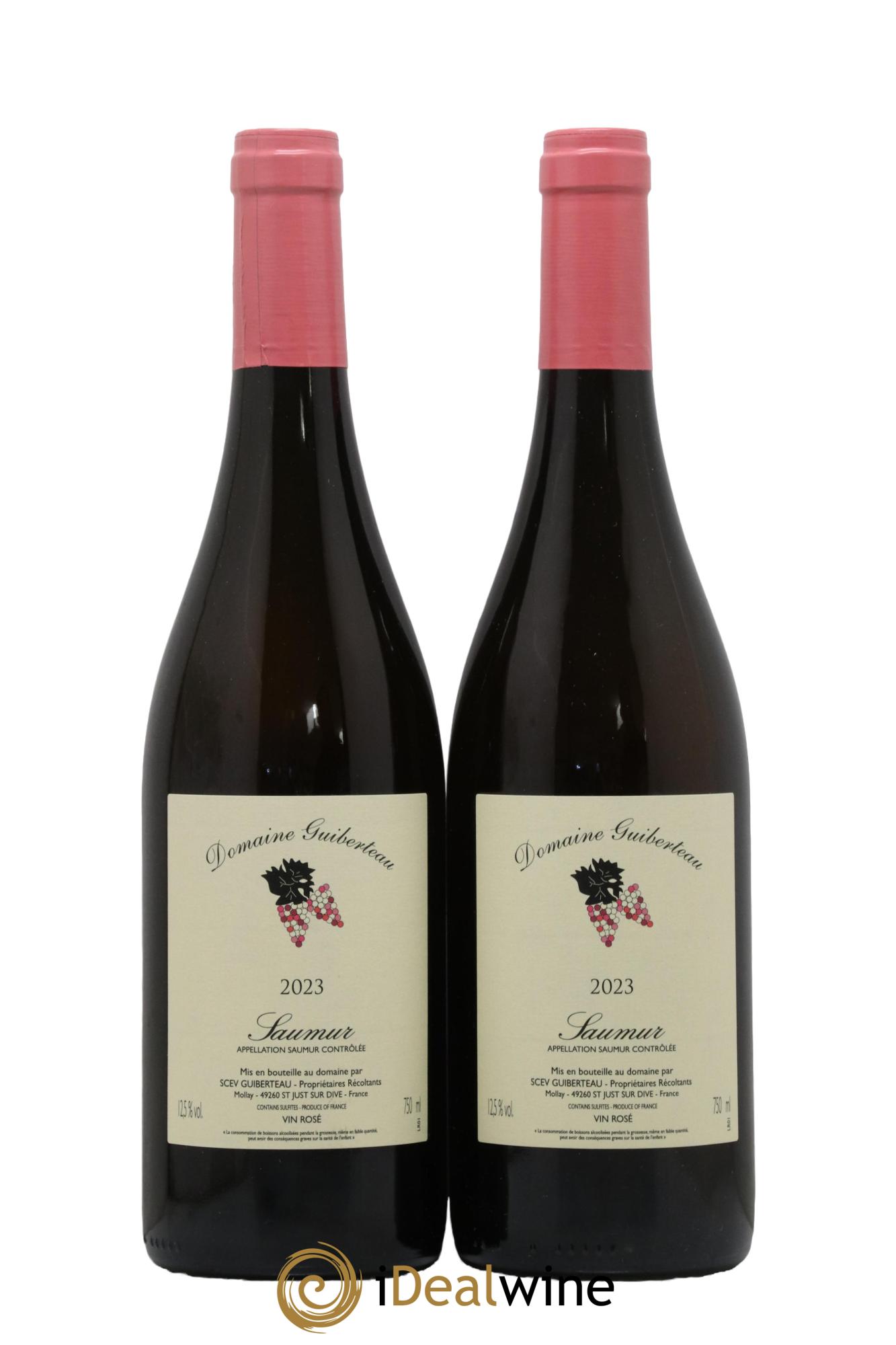 Saumur Domaine Guiberteau 2023 - Lot de 2 bouteilles - 0