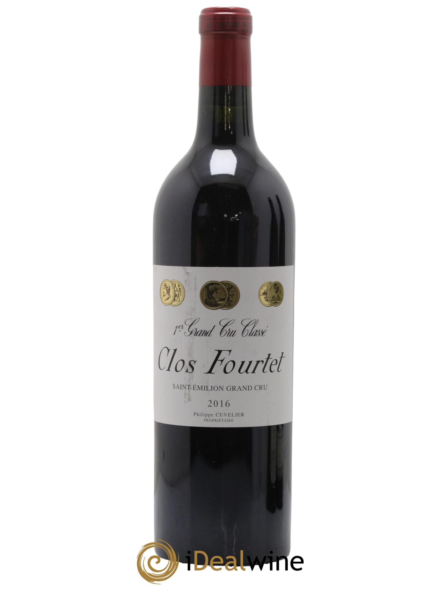 Clos Fourtet 1er Grand Cru Classé B 2016 - Lot de 1 bouteille - 0