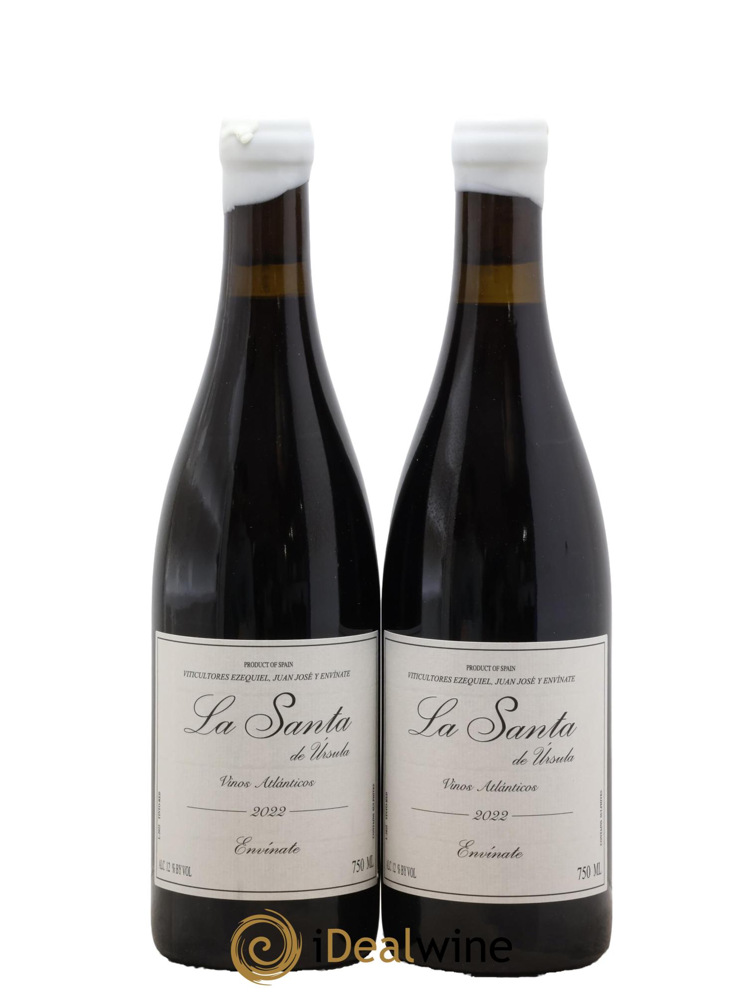 Espagne Tenerife La Santa du Ursula Vinos Atlanticos Envinate 2022 - Posten von 2 Flaschen - 0