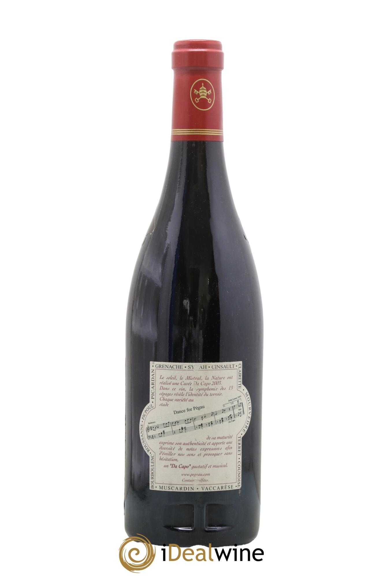 Châteauneuf-du-Pape Domaine du Pégau Cuvée Da Capo Paul et Laurence Féraud 2003 - Lotto di 1 bottiglia - 1
