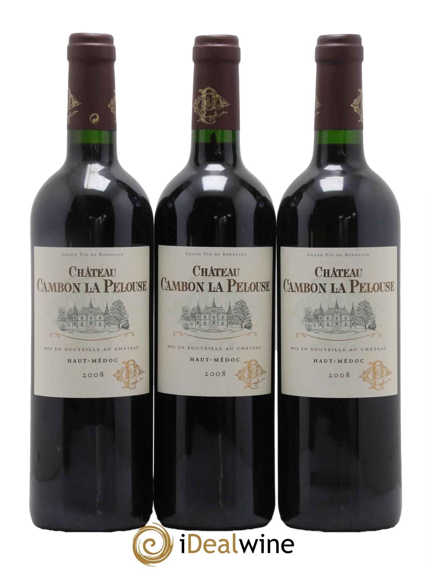 Château Cambon la Pelouse Cru Bourgeois 2008 - Lot de 6 bouteilles - 2