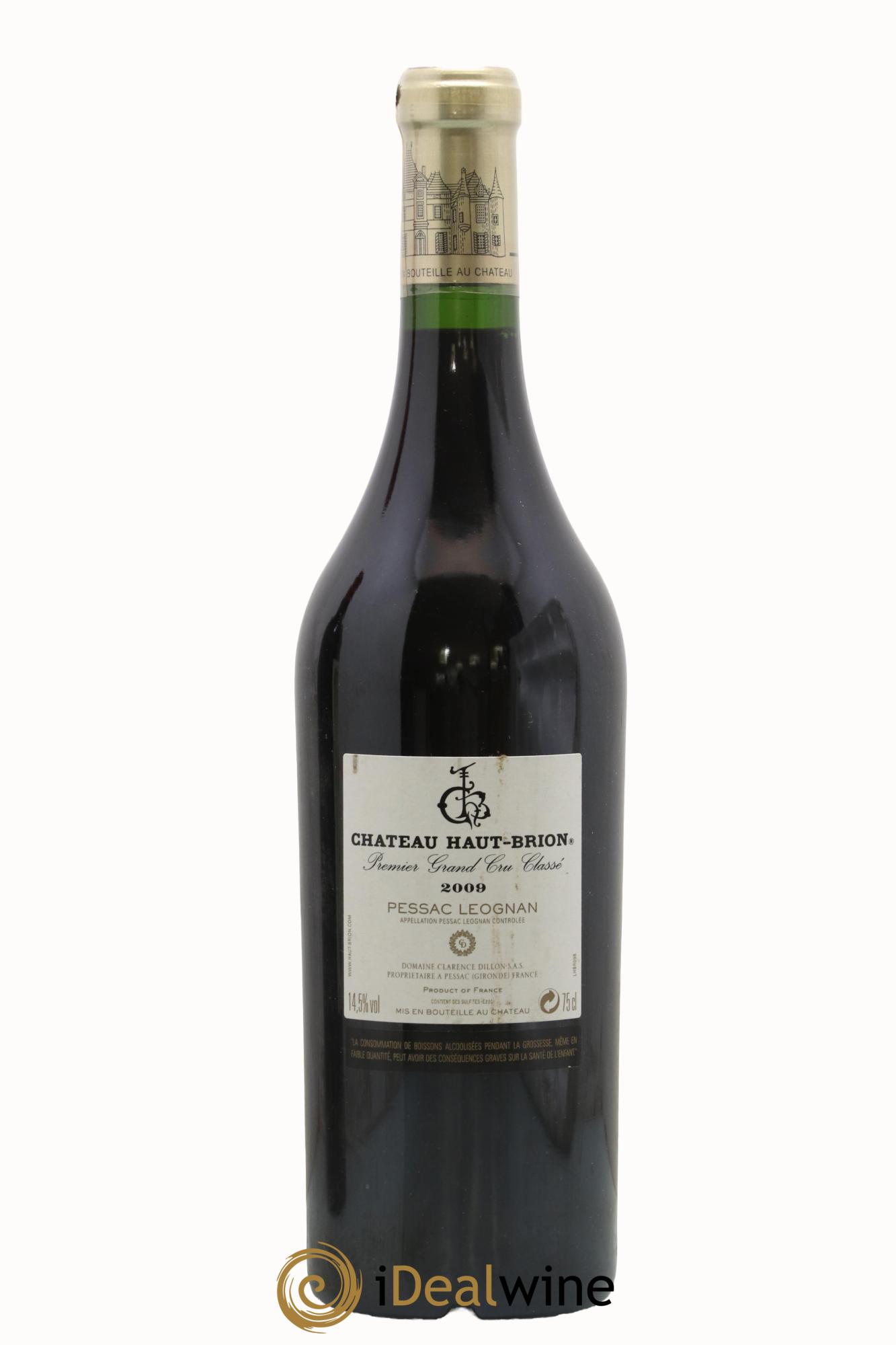 Château Haut Brion 1er Grand Cru Classé 2009 - Posten von 1 Flasche - 1