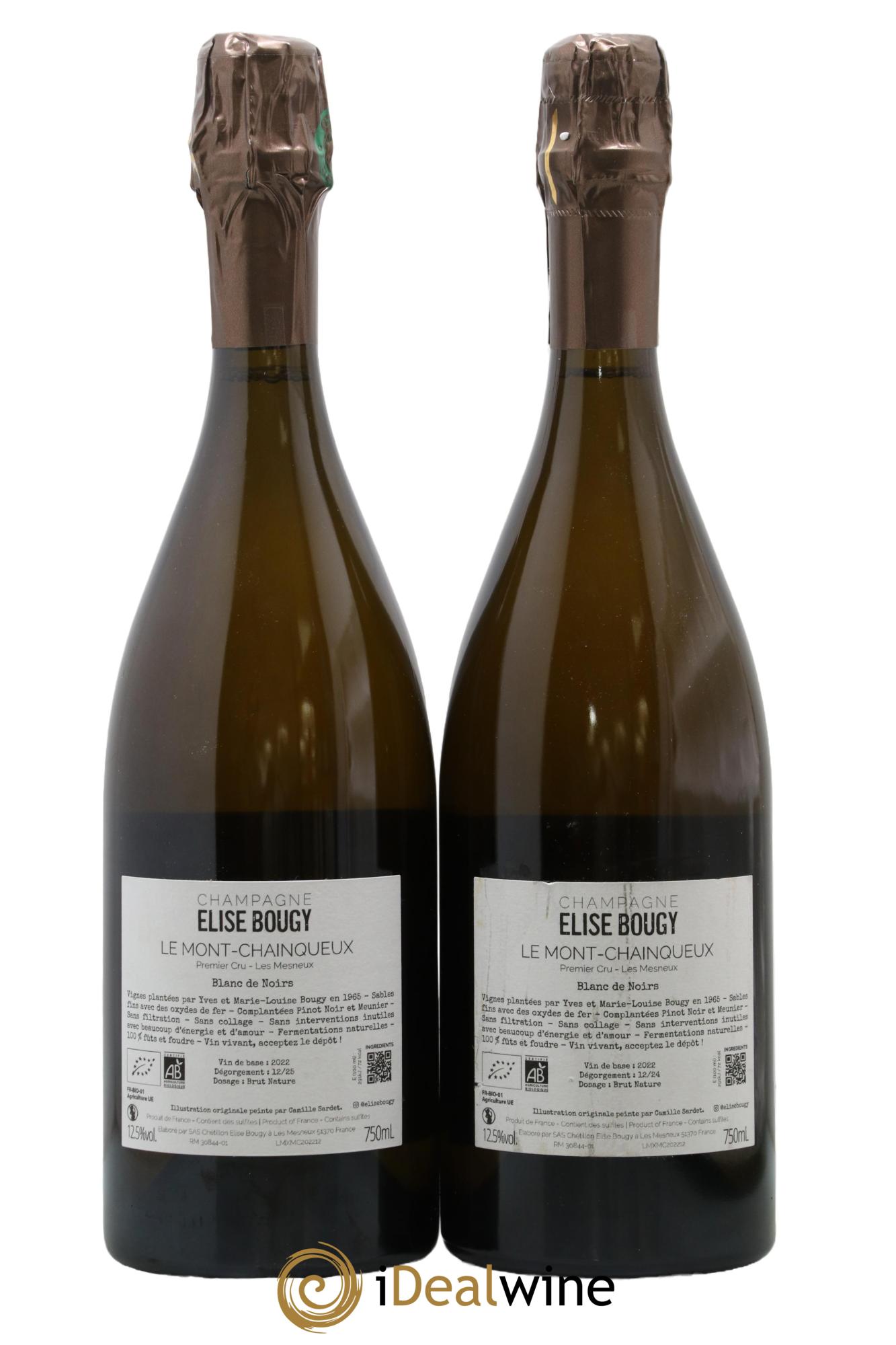 Les Mesneux Le Mont Chainqueux Elise Bougy - Lotto di 2 bottiglie - 1