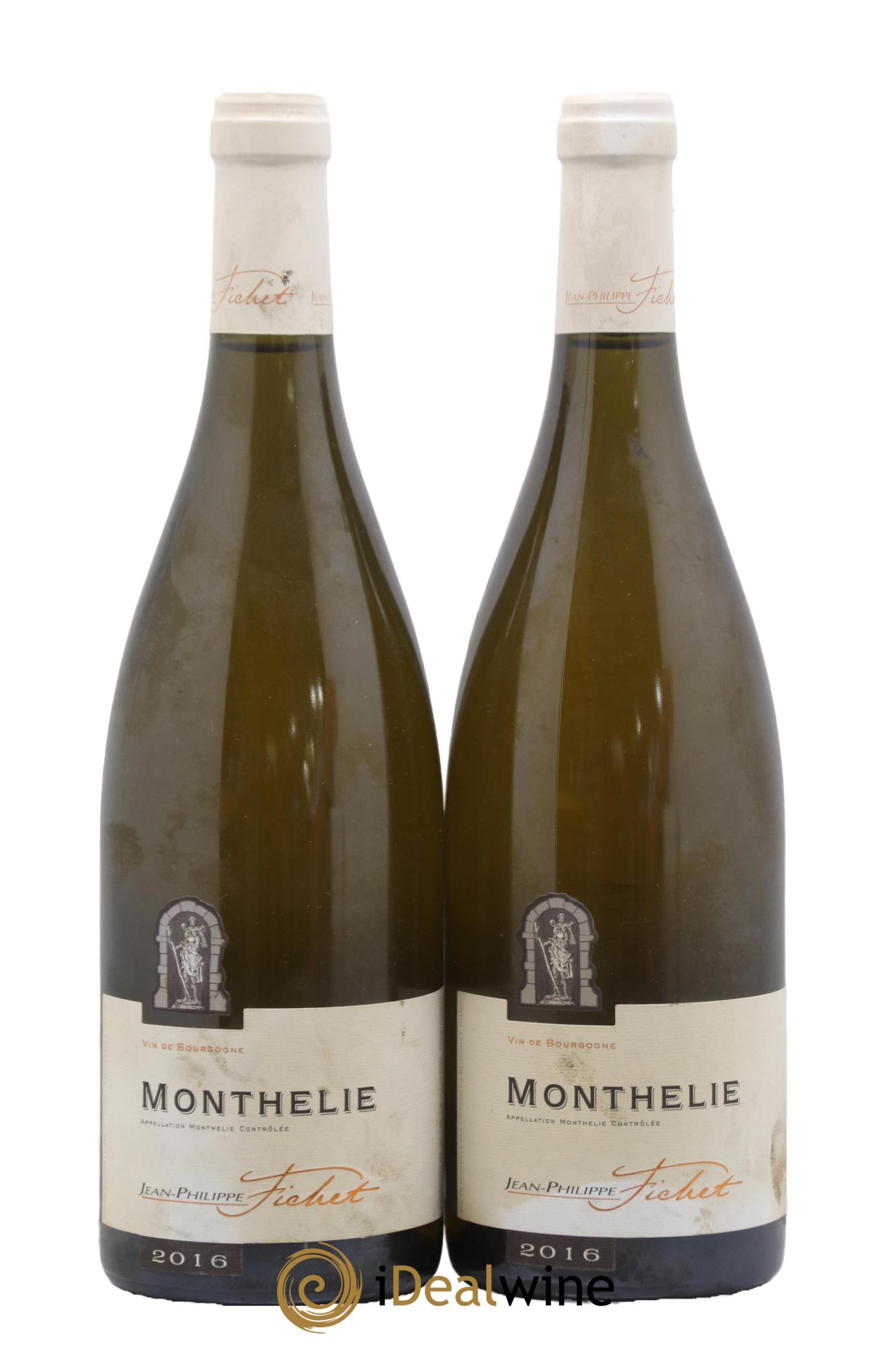 Monthélie Domaine Jean Philippe Fichet 2016 - Lotto di 2 bottiglie - 0