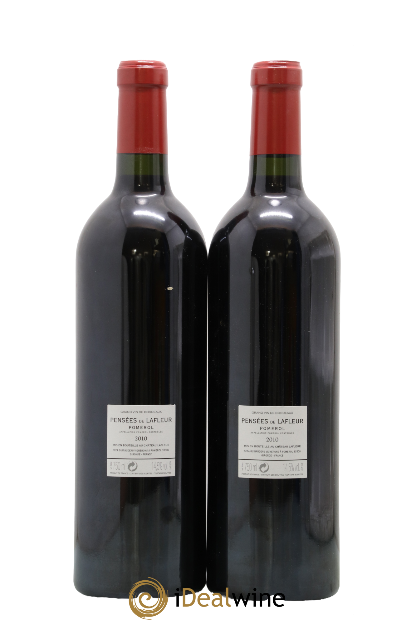Pensées de Lafleur Second Vin 2010 - Lot de 2 bouteilles - 1
