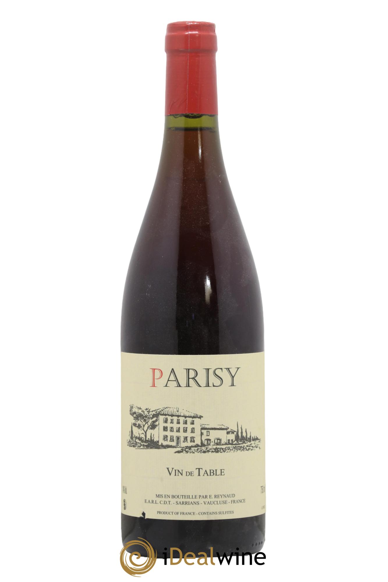 Vin de Table Parisy Emmanuel Reynaud - Posten von 1 Flasche - 0