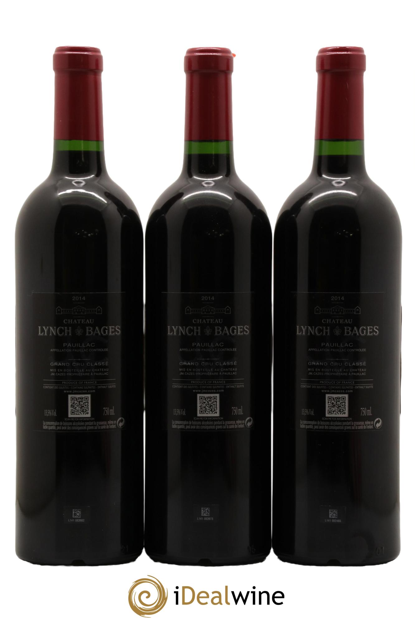Château Lynch Bages 5ème Grand Cru Classé 2014 - Lot of 12 bottles - 2