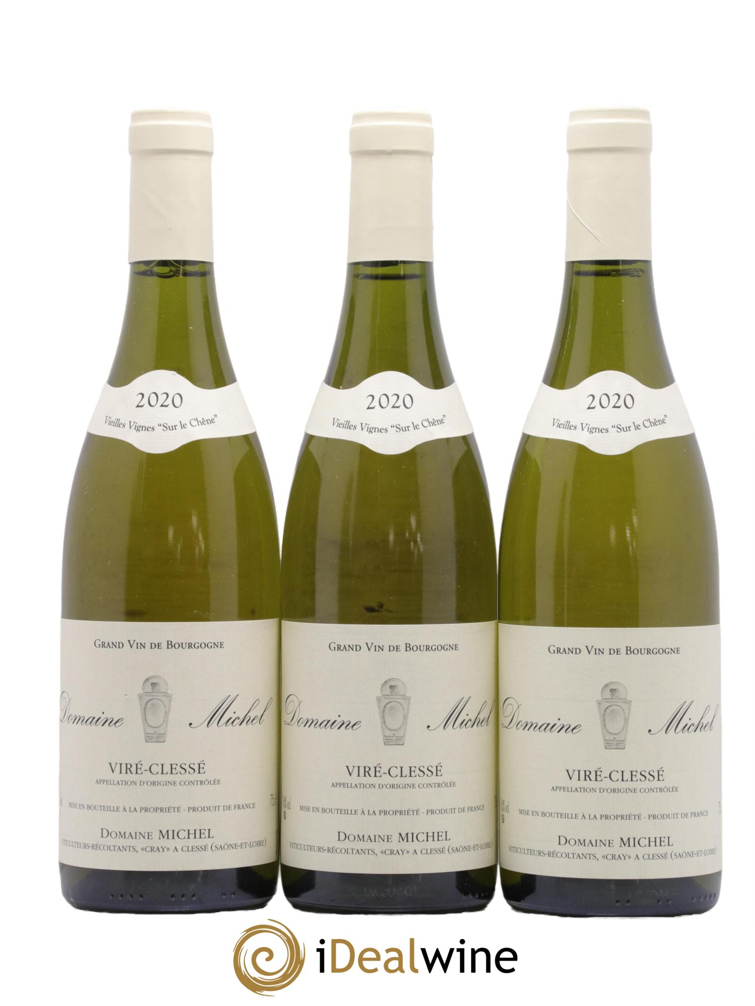 Viré-Clessé Vieilles Vignes Sur le Chene Domaine Michel 2020 - Lot de 3 bouteilles - 0