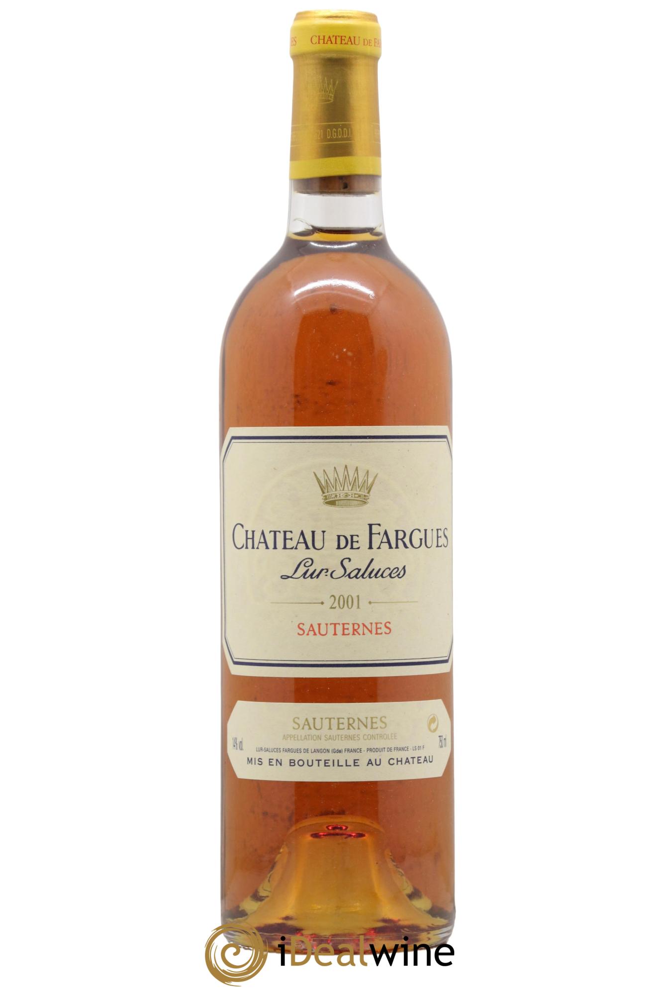 Château de Fargues 2001 - Posten von 1 Flasche - 0