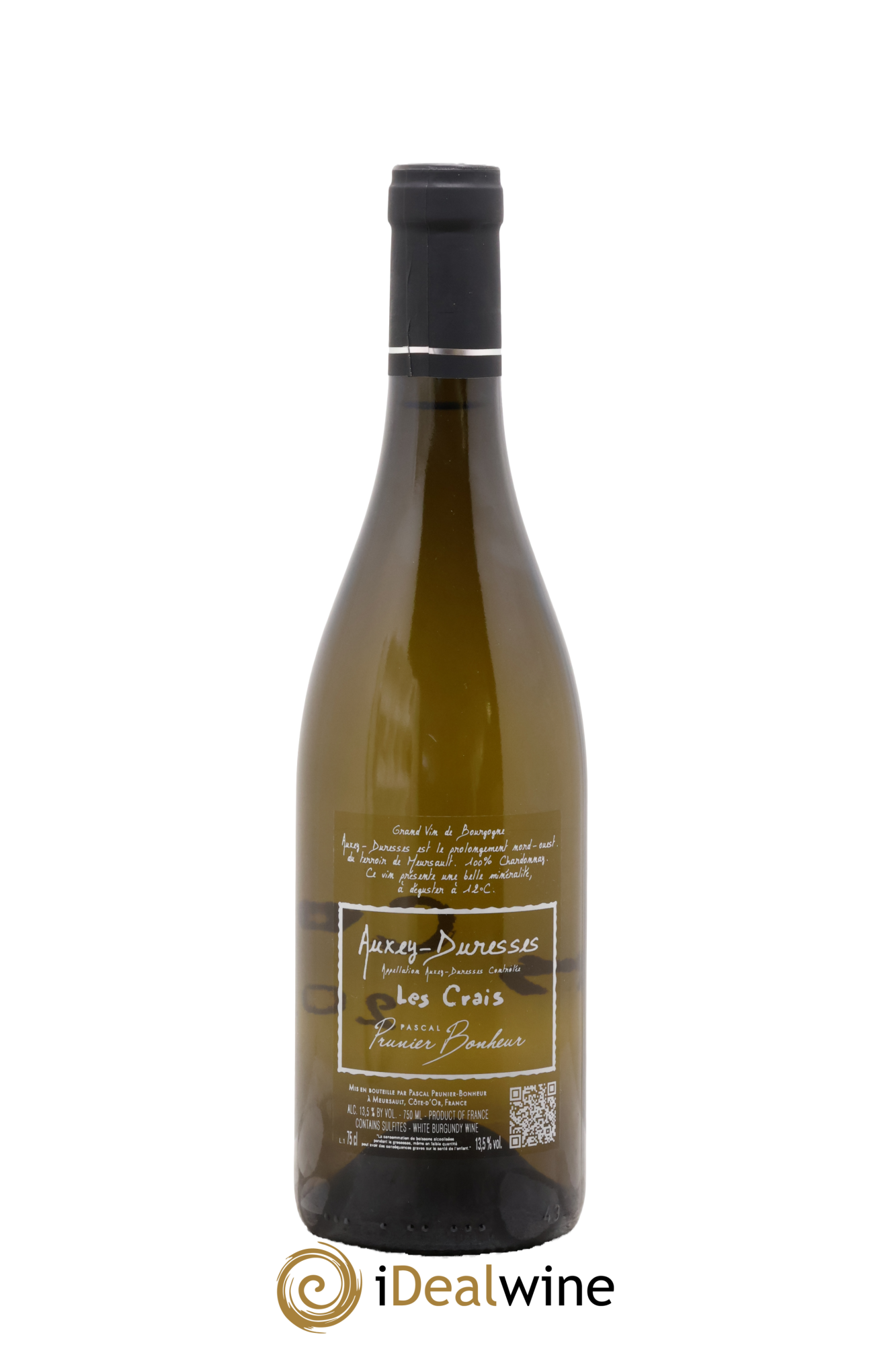 Auxey-Duresses Les Craies Pascal Prunier-Bonheur 2022 - Lot de 1 bouteille - 1