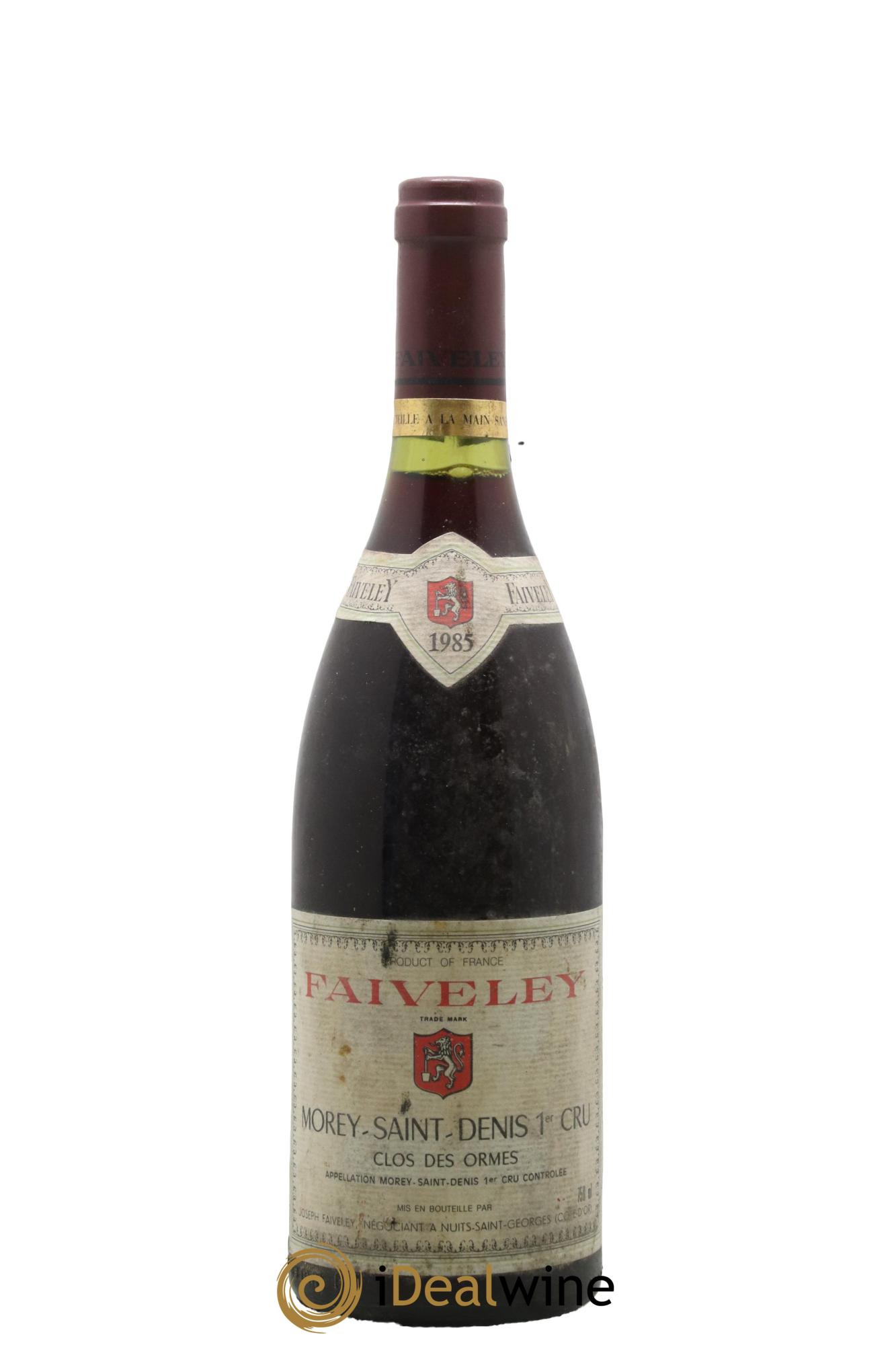 Morey-Saint-Denis 1er Cru Clos des Ormes Faiveley 1985 - Lot de 1 bouteille - 0