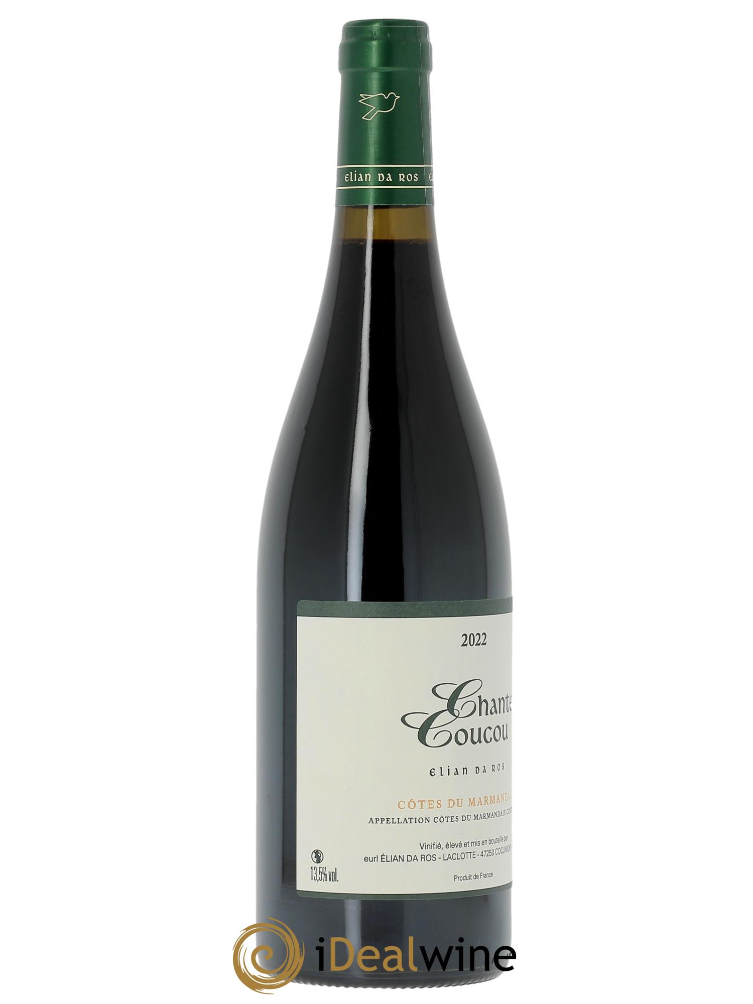 Côtes du Marmandais Chante Coucou Elian Da Ros (Domaine)  2022 - Lot de 1 bouteille - 2