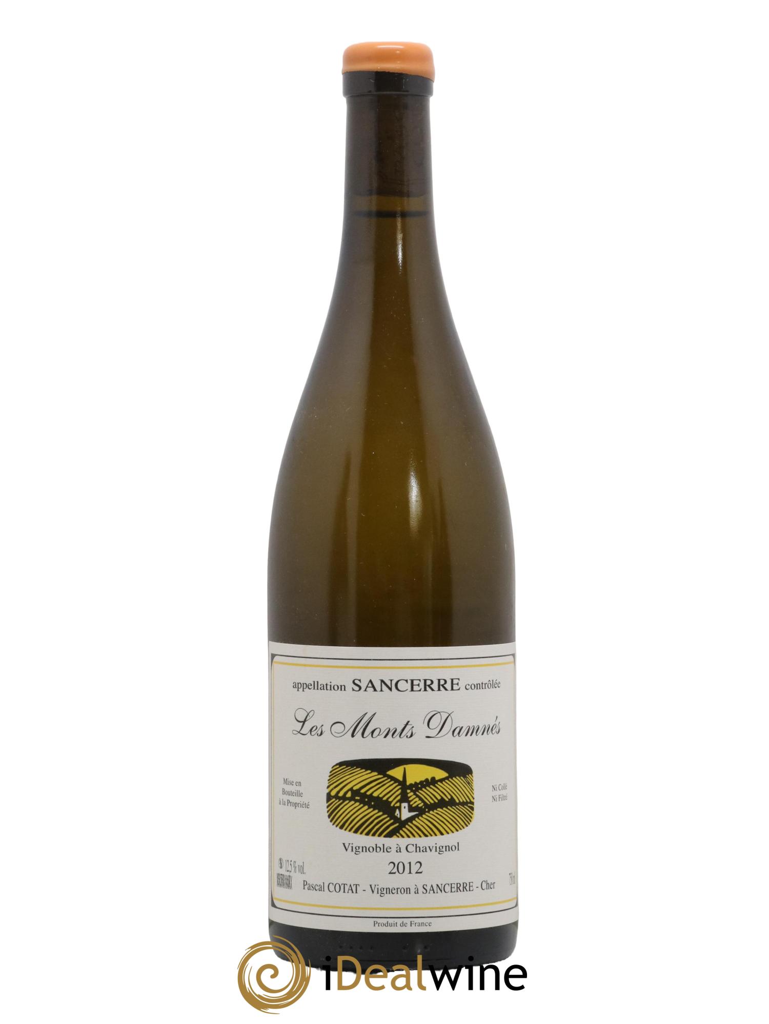 Sancerre Les Monts Damnés Pascal Cotat 2012 - Lot de 1 bouteille - 0