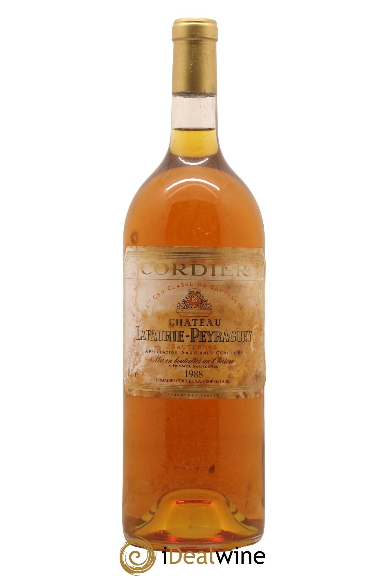 Château Lafaurie-Peyraguey 1er Grand Cru Classé 1988 - Lotto di 1 magnum - 0