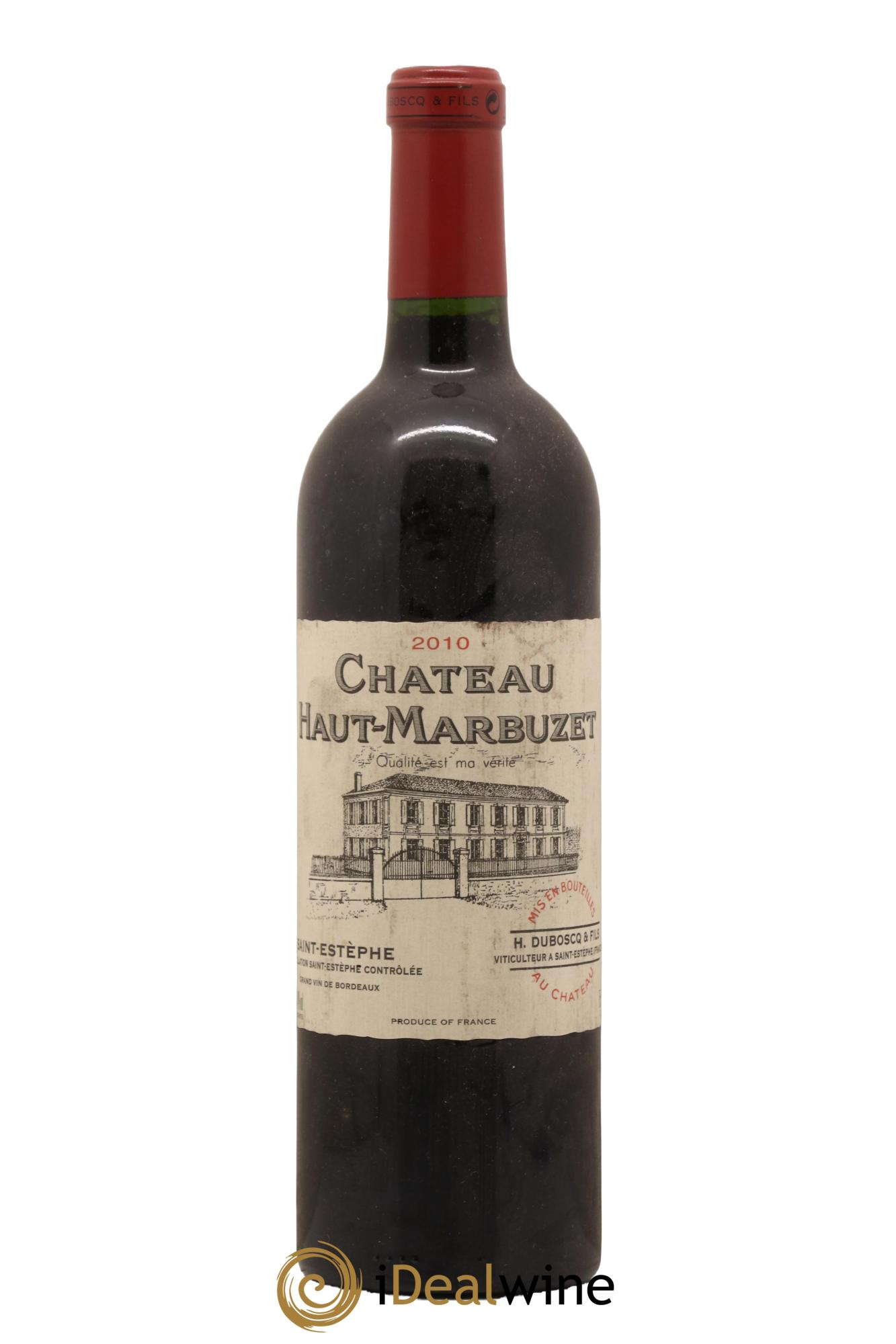 Château Haut Marbuzet 2010 - Lot de 1 bouteille - 0