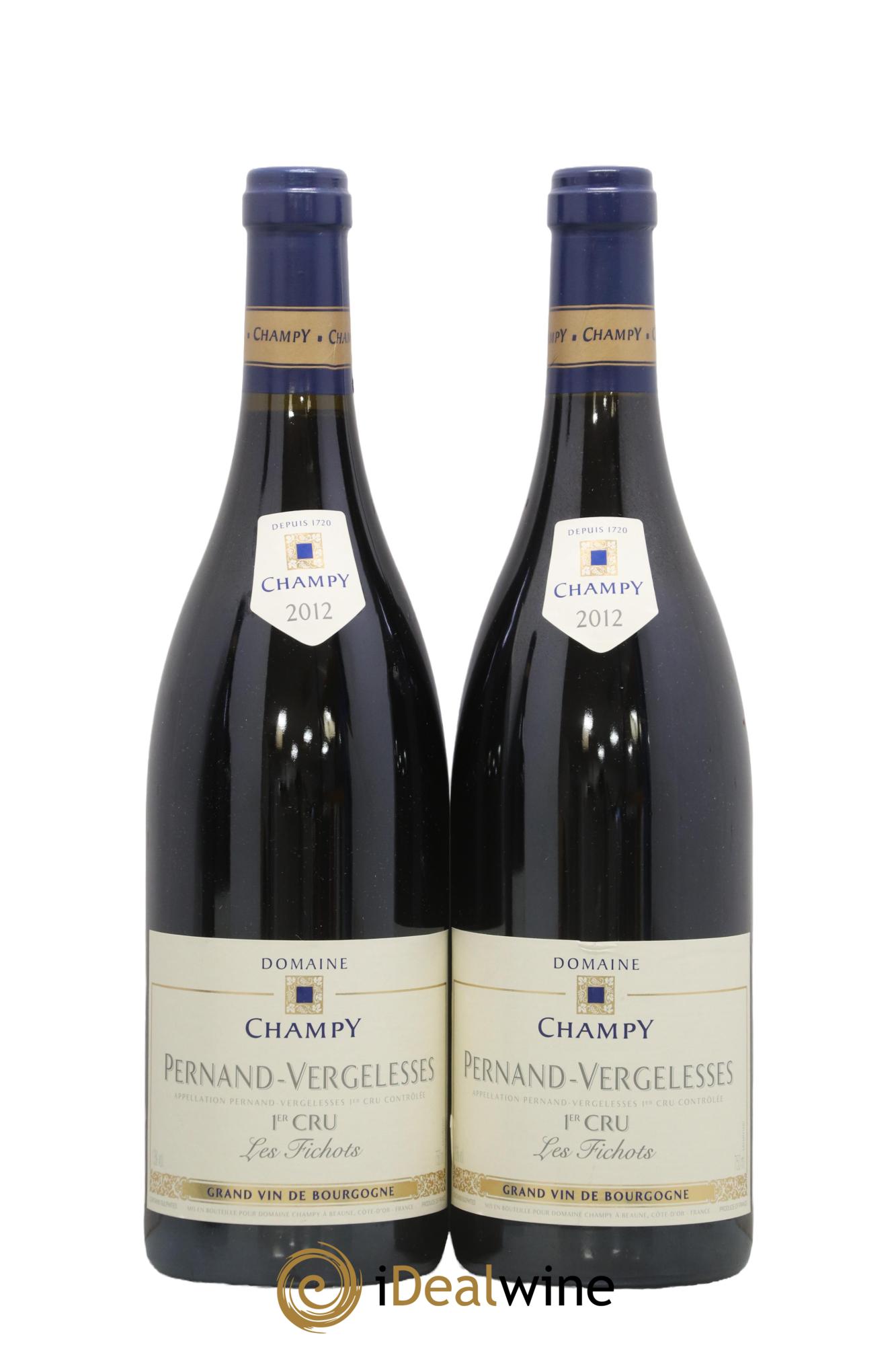 Pernand-Vergelesses 1er Cru Les Fichots Champy 2012 - Lot de 2 bouteilles - 0