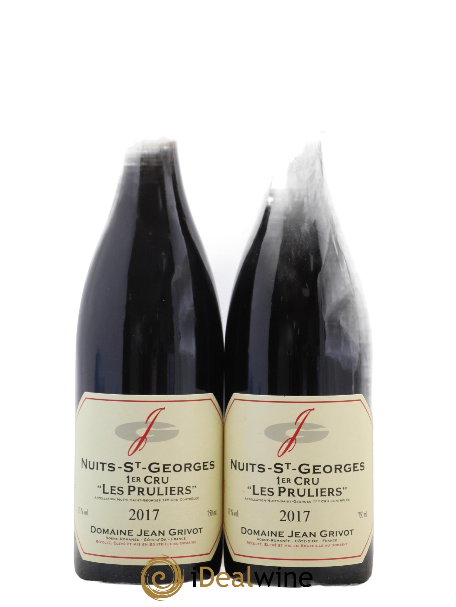 Nuits-Saint-Georges 1er Cru Les Pruliers Jean Grivot 2017 - Lot de 2 bouteilles - 0