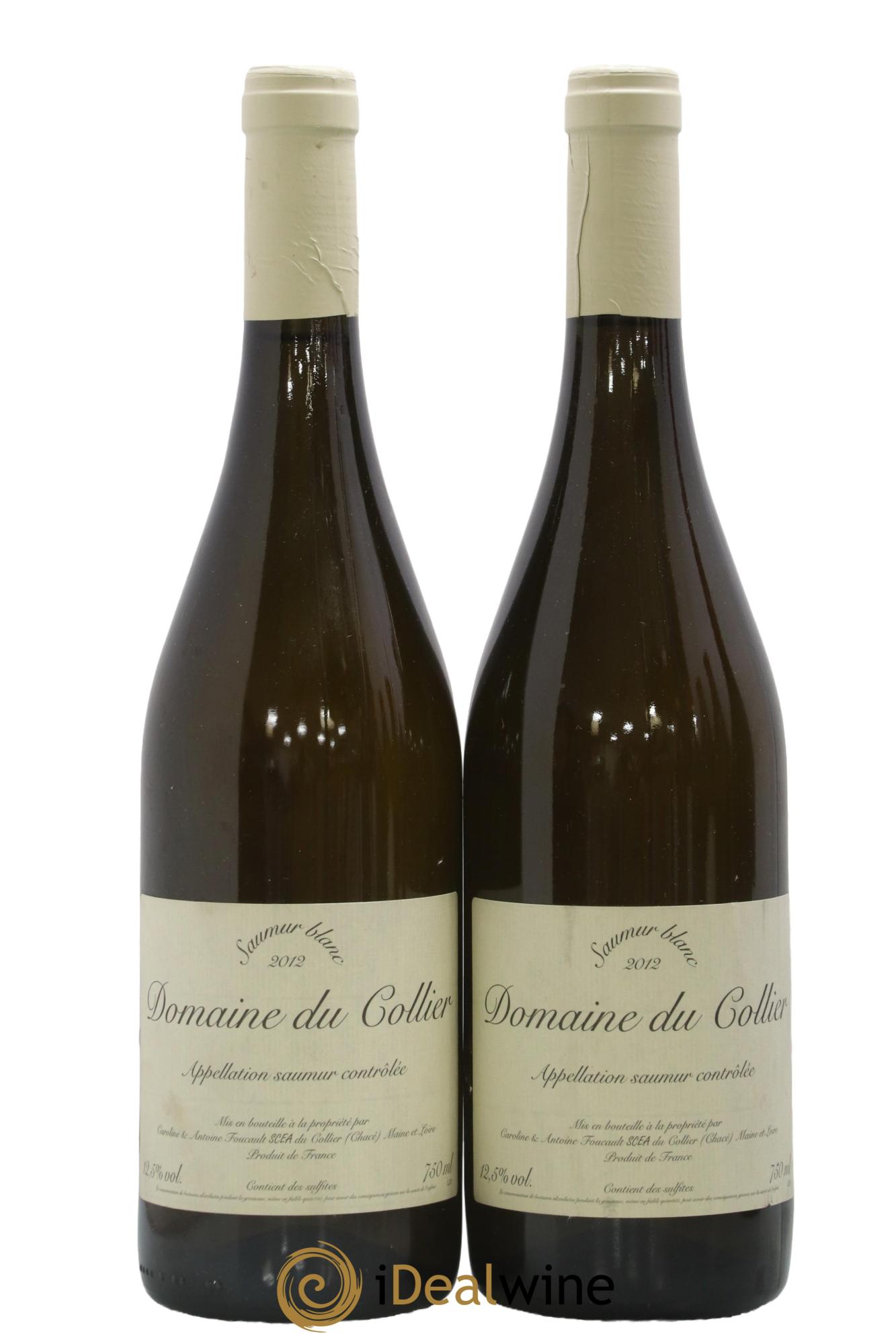 Saumur Domaine du Collier 2012 - Lot de 2 bouteilles - 0