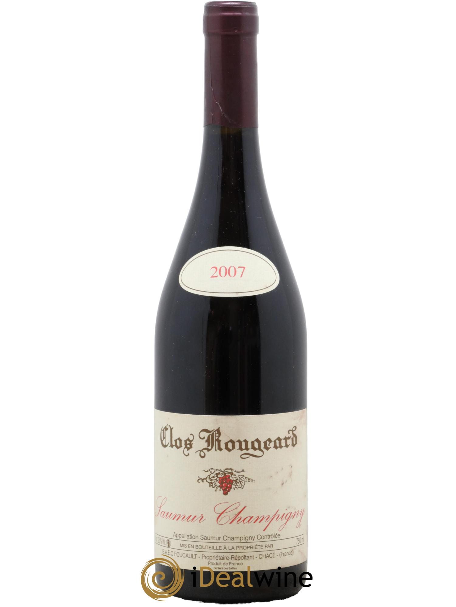 Saumur-Champigny Clos Rougeard 2007 - Lot de 1 bouteille - 0