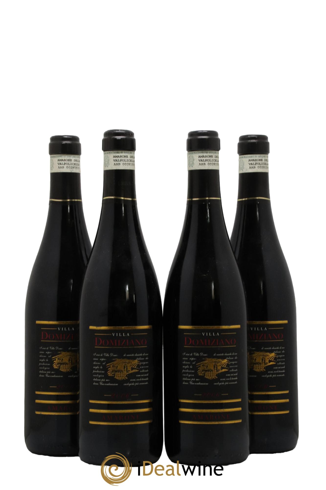 Amarone della Valpolicella DOC Villa Domiziano 2006 - Lotto di 4 bottiglie - 0