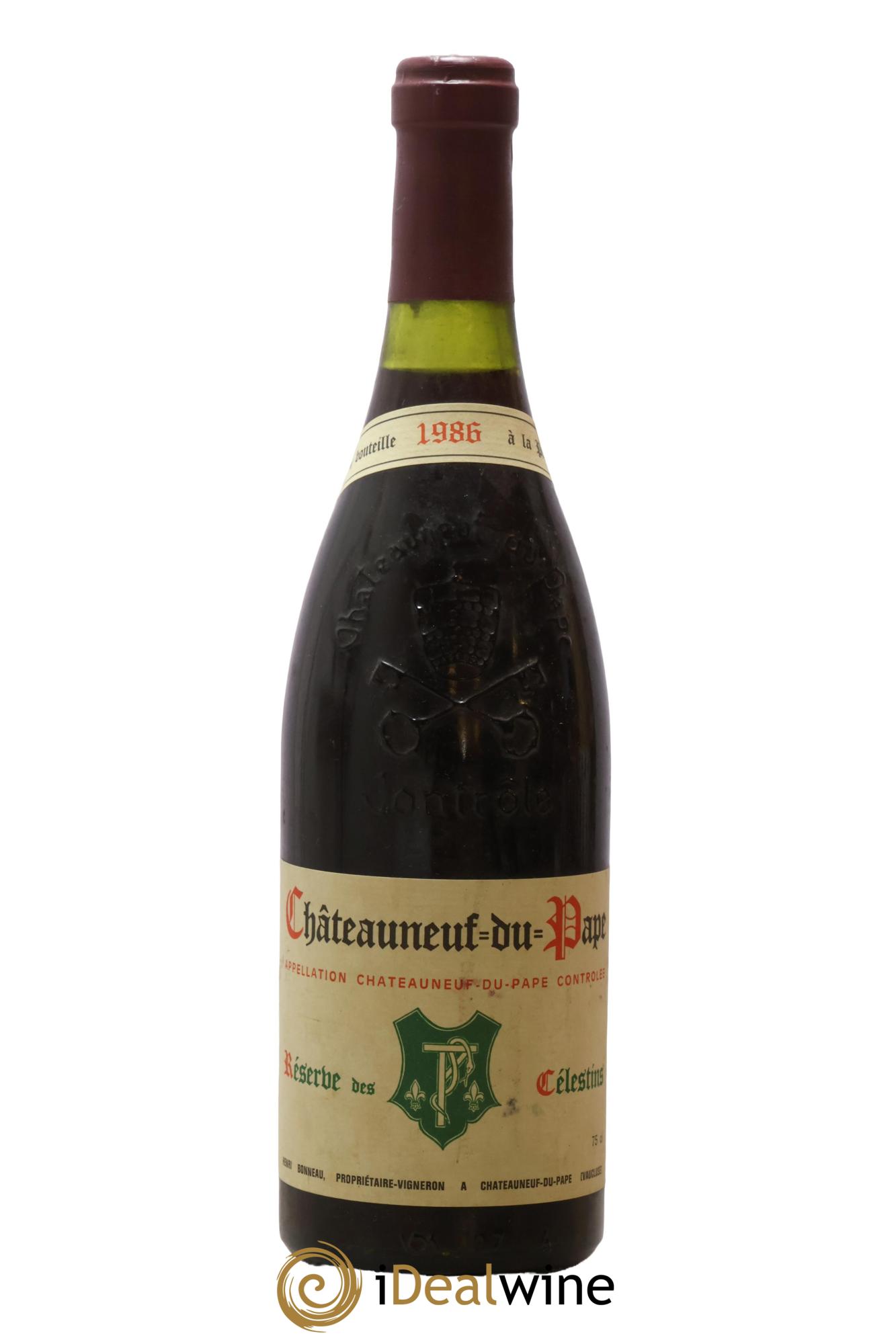 Châteauneuf-du-Pape Réserve des Célestins Henri Bonneau & Fils 1986 - Lot of 1 bottle - 0