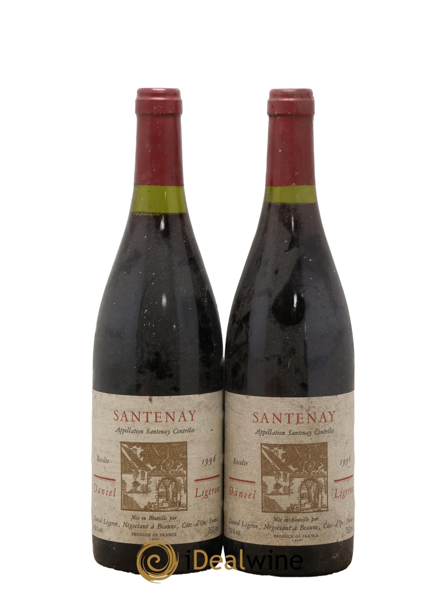 Santenay Ligeron 1996 - Posten von 2 Flaschen - 0