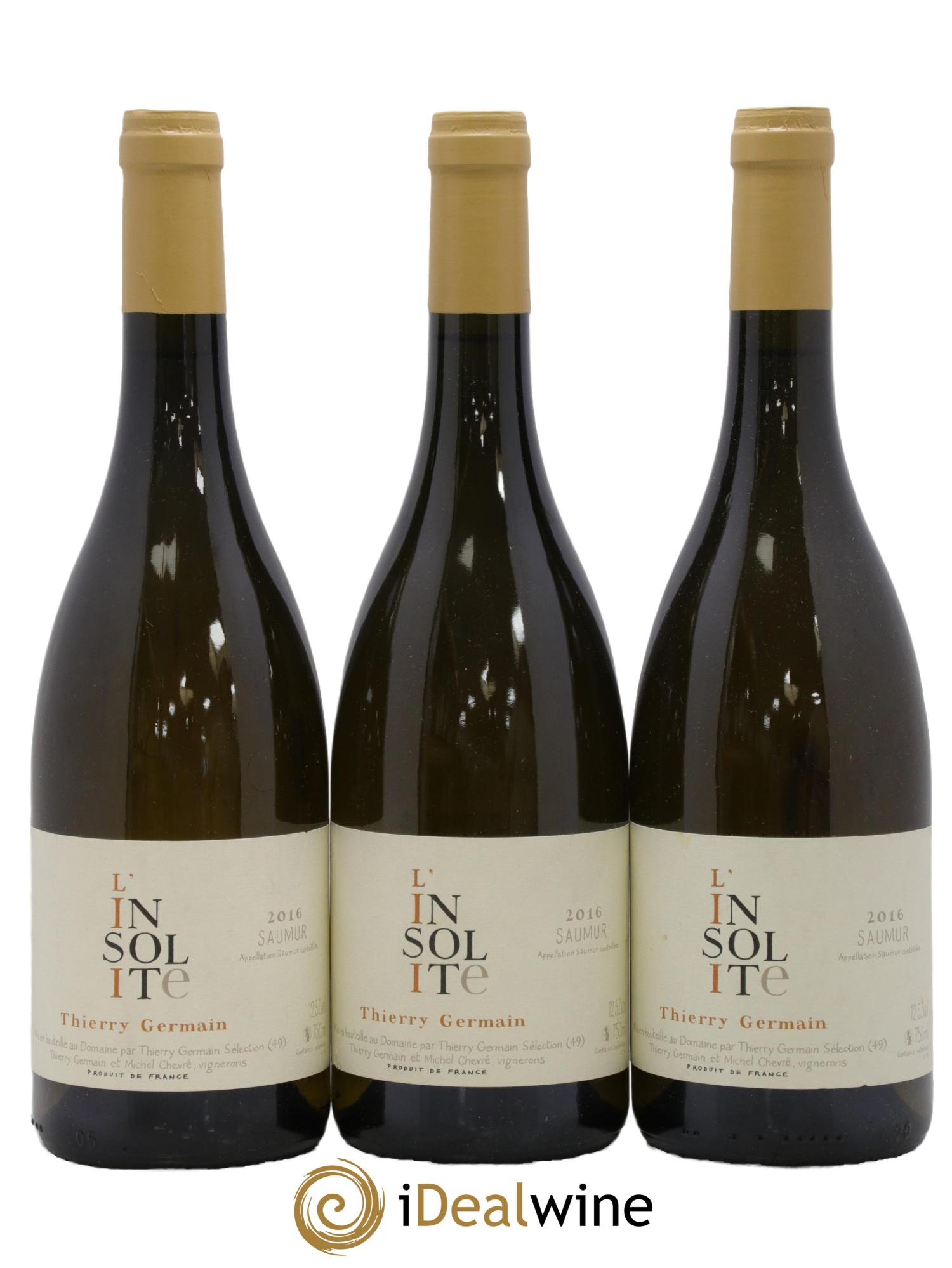 Saumur Insolite Domaine des Roches Neuves - Thierry Germain 2016 - Lot de 3 bouteilles - 0
