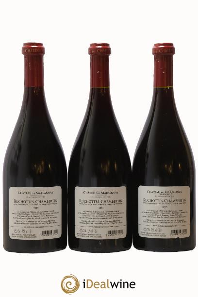 Ruchottes-Chambertin Grand Cru Château de Marsannay 2015 - Lot de 3 bouteilles - 1