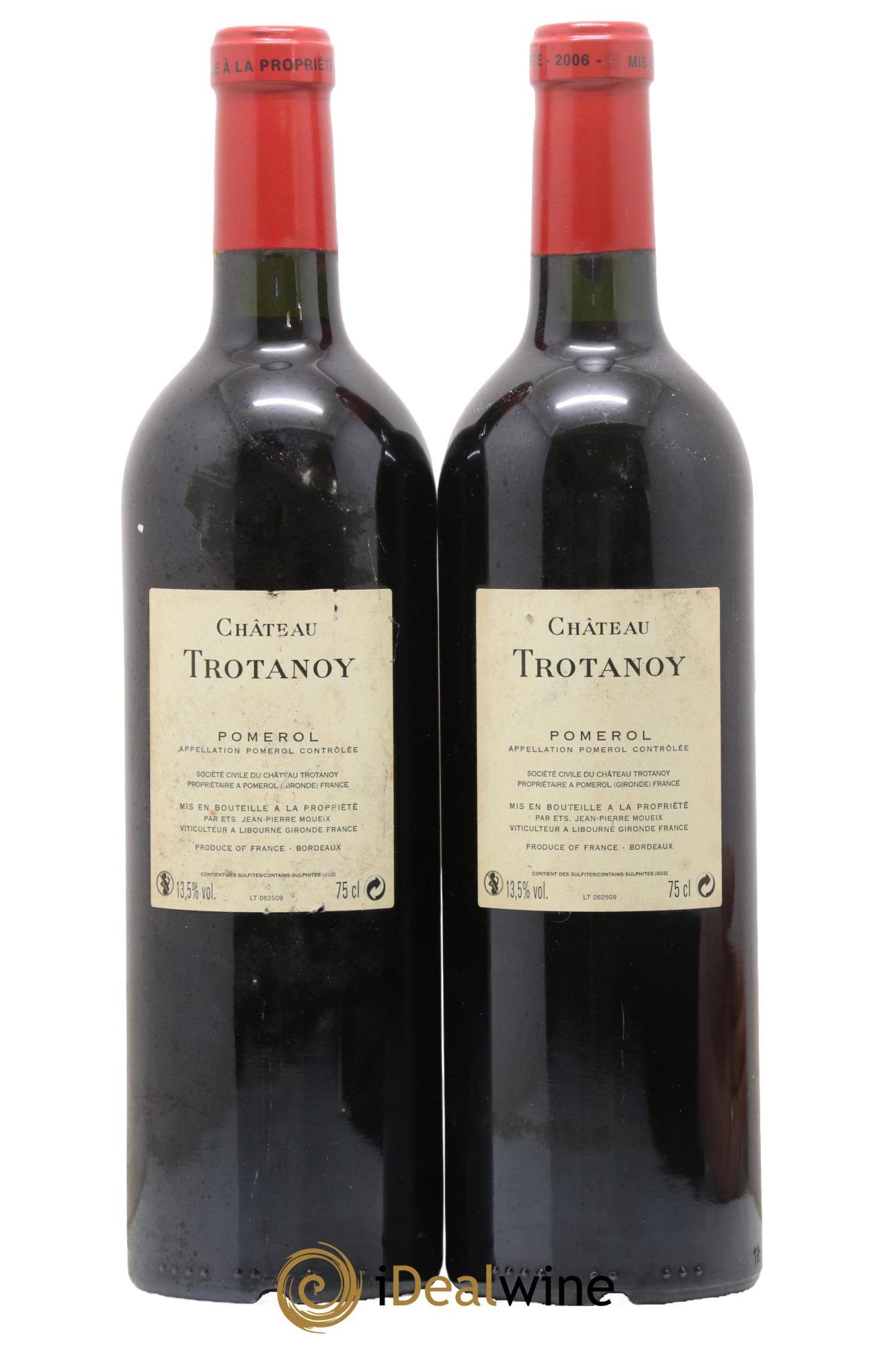 Château Trotanoy 2006 - Lot de 2 bouteilles - 1