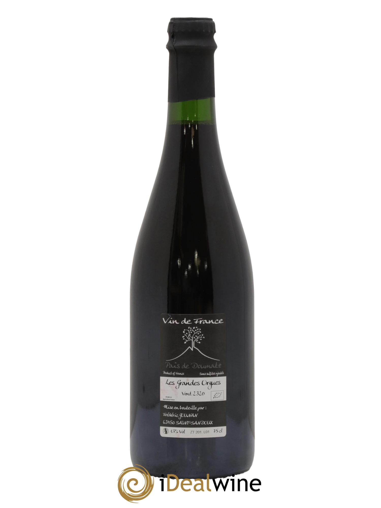 Vin de France Les Grandes Orgues Vignoble de l'Arbre Blanc 2020 - Lotto di 1 bottiglia - 1