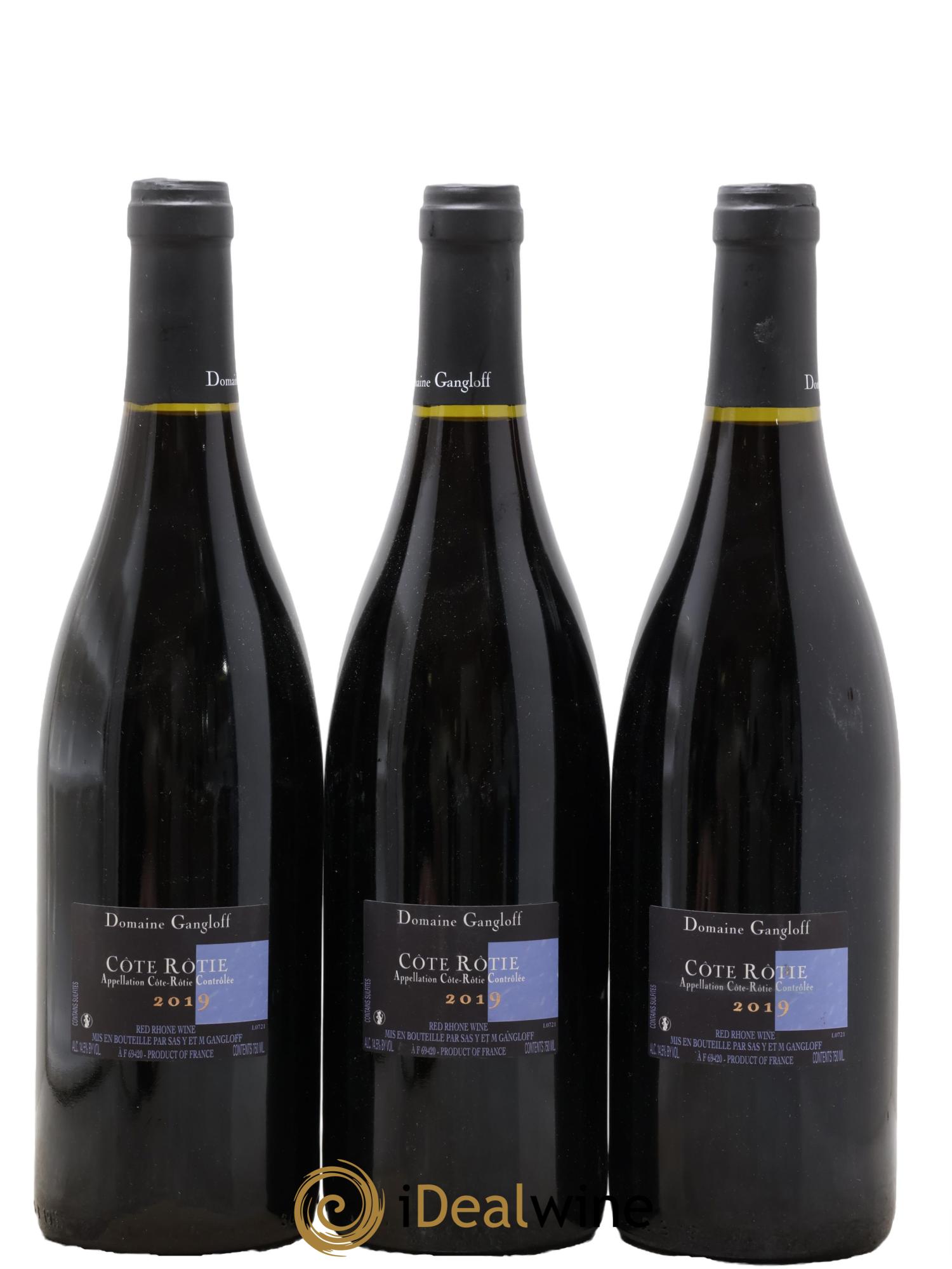 Côte-Rôtie La Barbarine Gangloff (Domaine) 2019 - Lot of 3 bottles - 1
